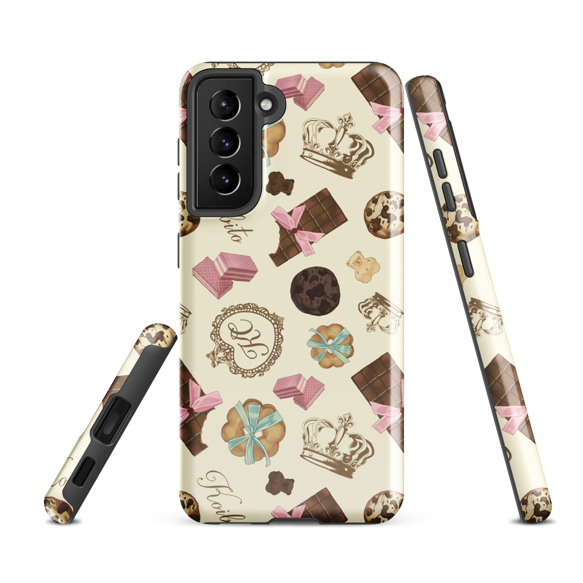 Royal Cookie Samsung® Tough Case features a stylish design with durable, shock-absorbing materials for optimal protection.
