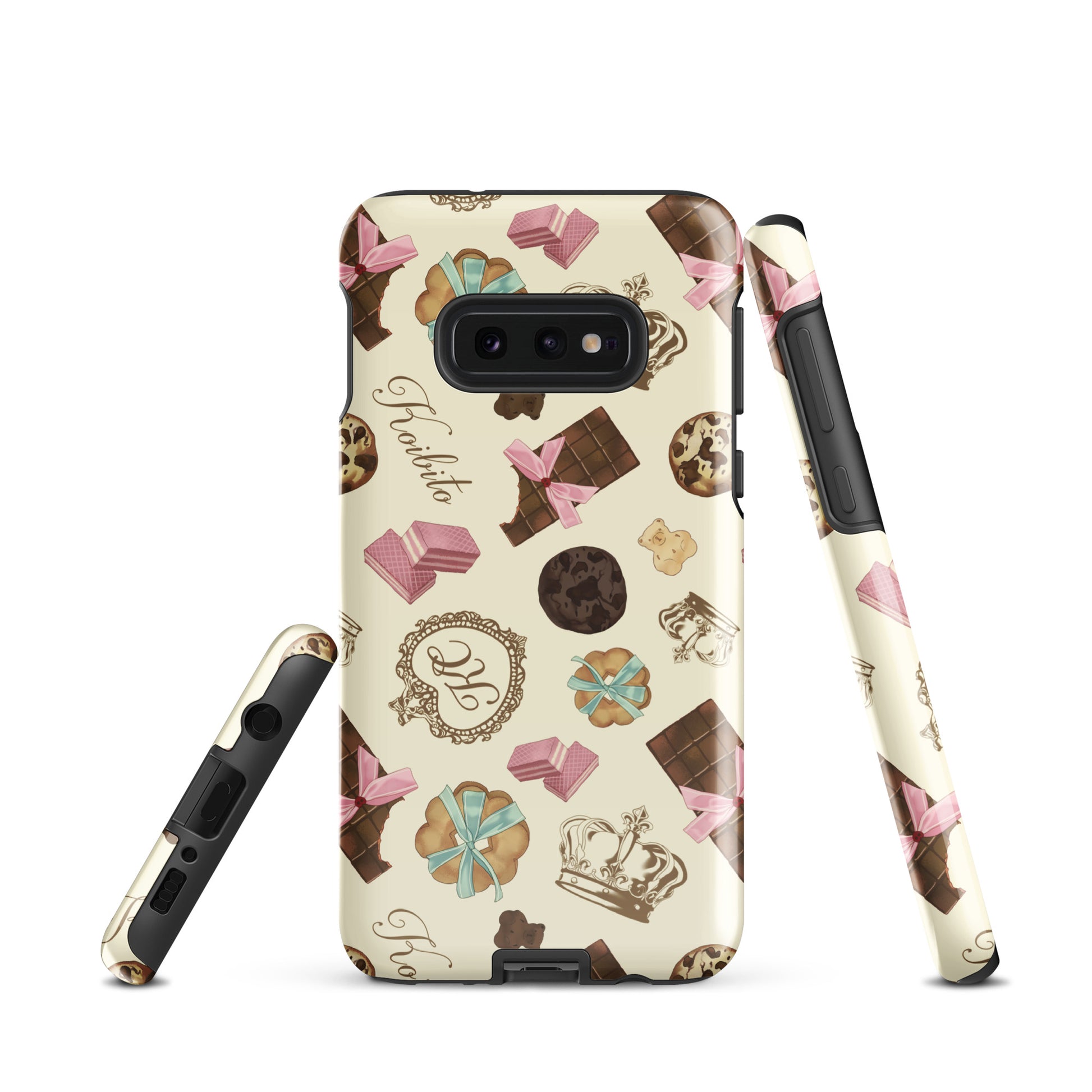Royal Cookie Samsung® Tough Case features a stylish dessert design, providing impact protection for your Samsung Galaxy S10e.