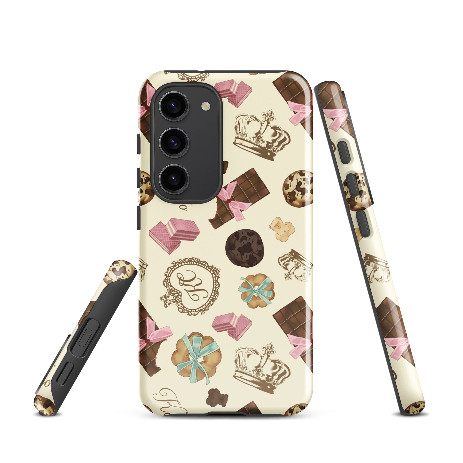 Stylish Royal Cookie Samsung® Tough Case featuring a charming dessert design, perfect for protection and style.
