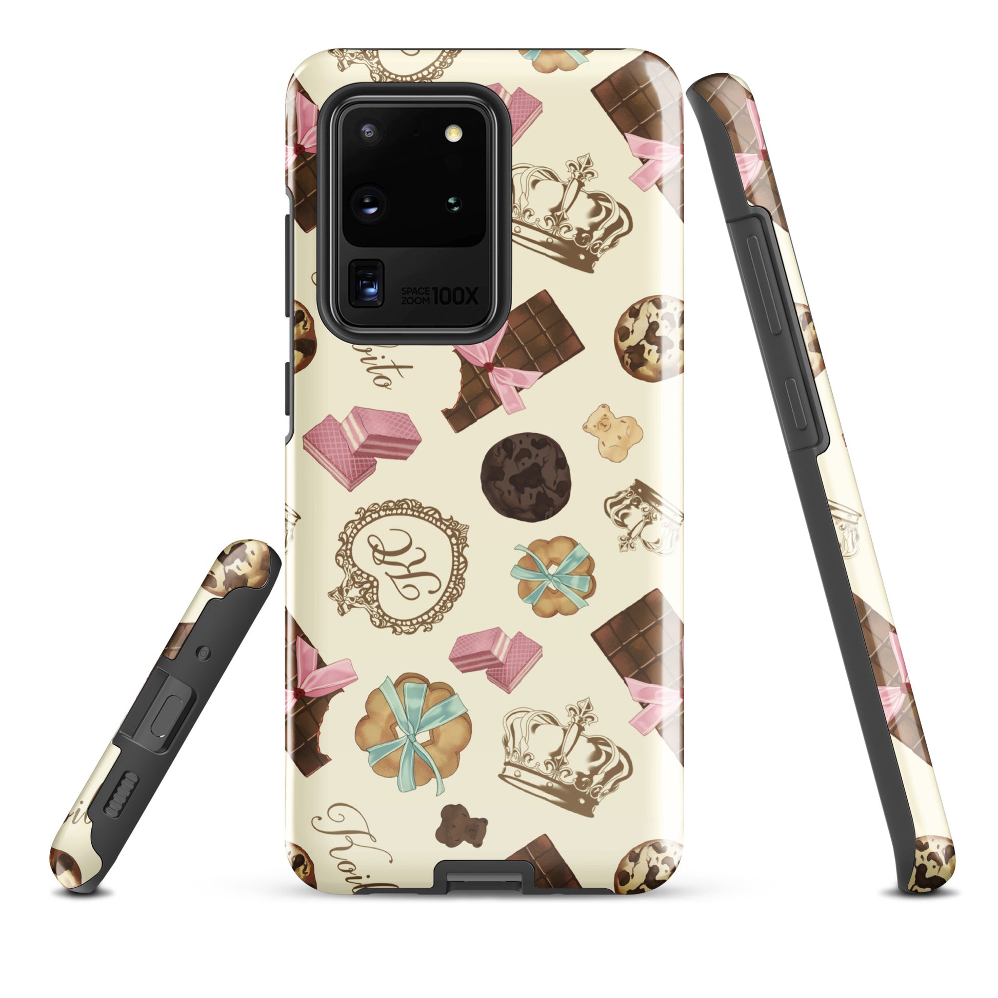 Stylish Royal Cookie Samsung® Tough Case featuring a chic design, ensuring durability and protection for your phone.