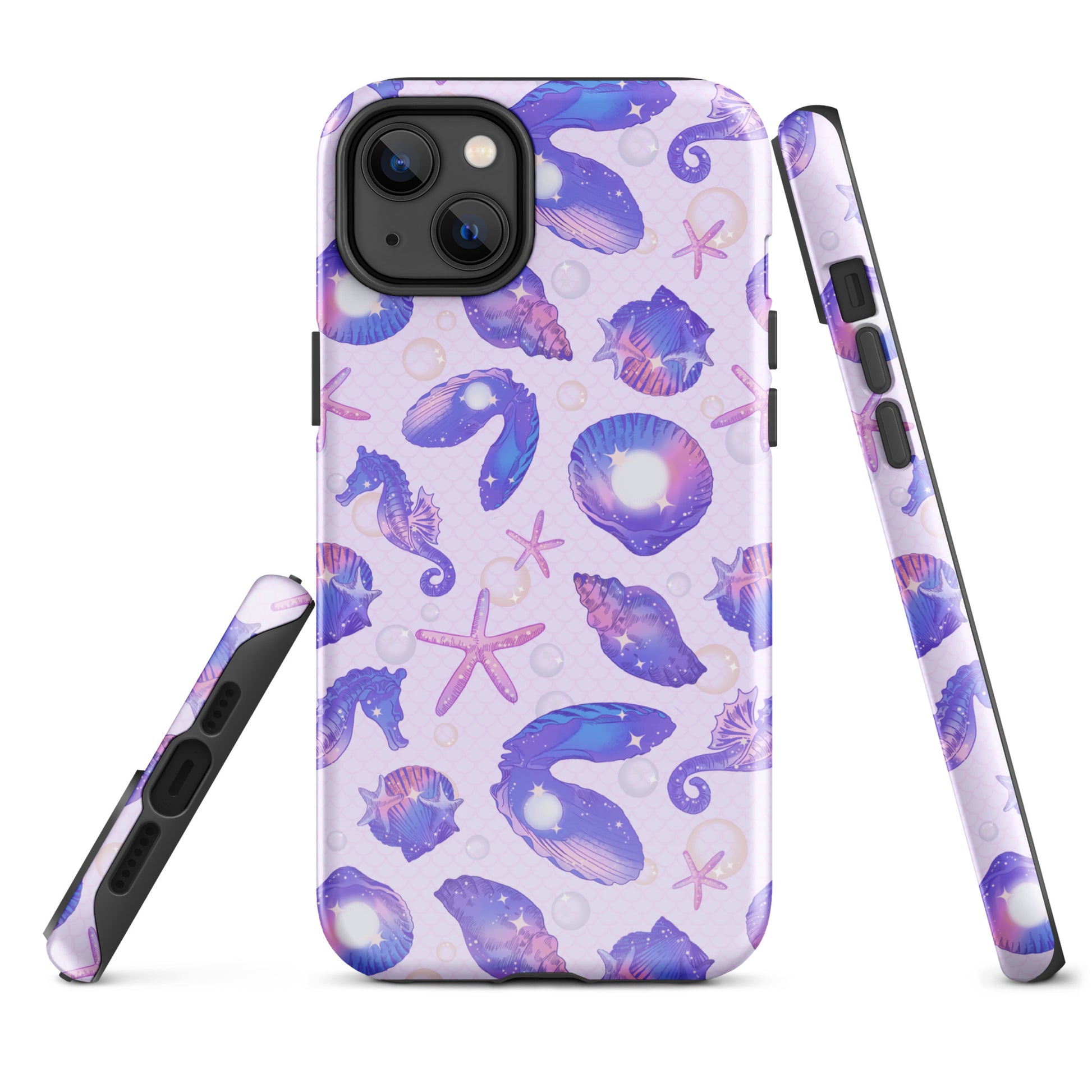 Stylishly protect your phone with the Sea Princess iPhone® Tough Case, featuring a vibrant seashell design.