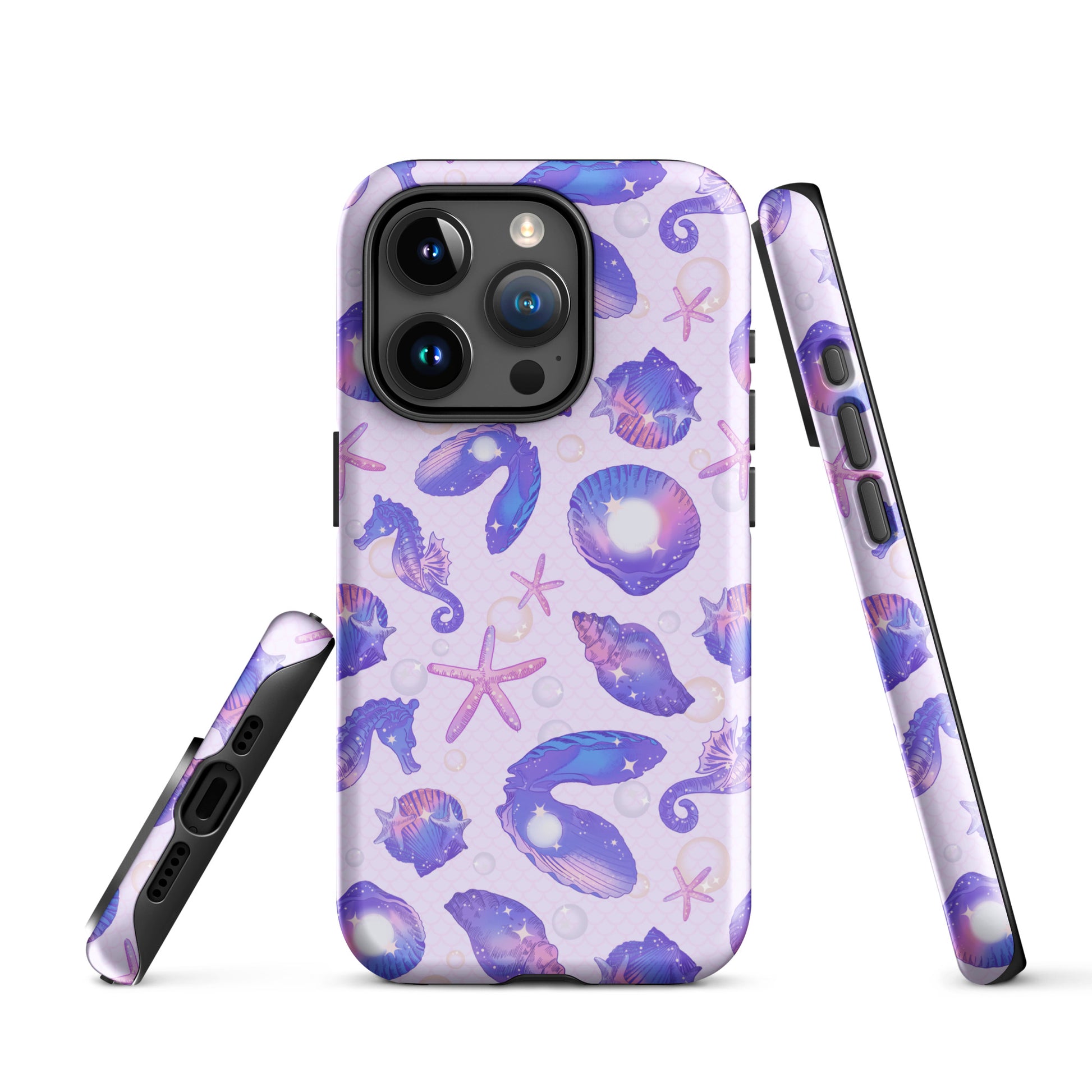 Stylish Sea Princess iPhone® Tough Case features a dual-layer design for maximum protection and durability.