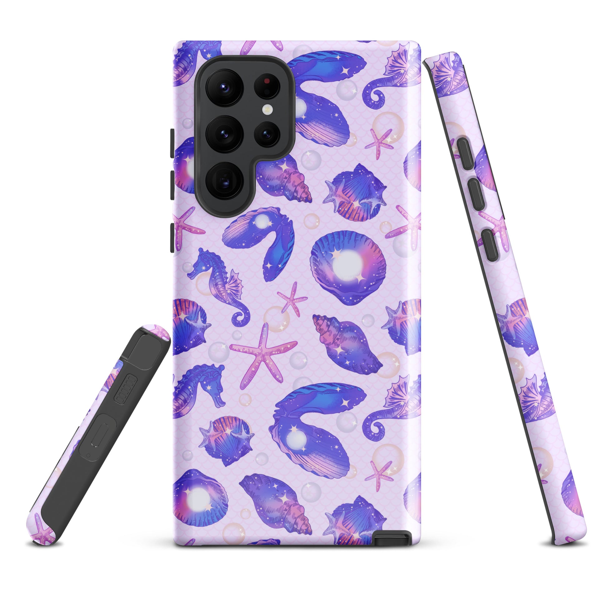 Stylish Sea Princess Samsung® Tough Case featuring vibrant marine designs, ensuring durability and protection for your phone.