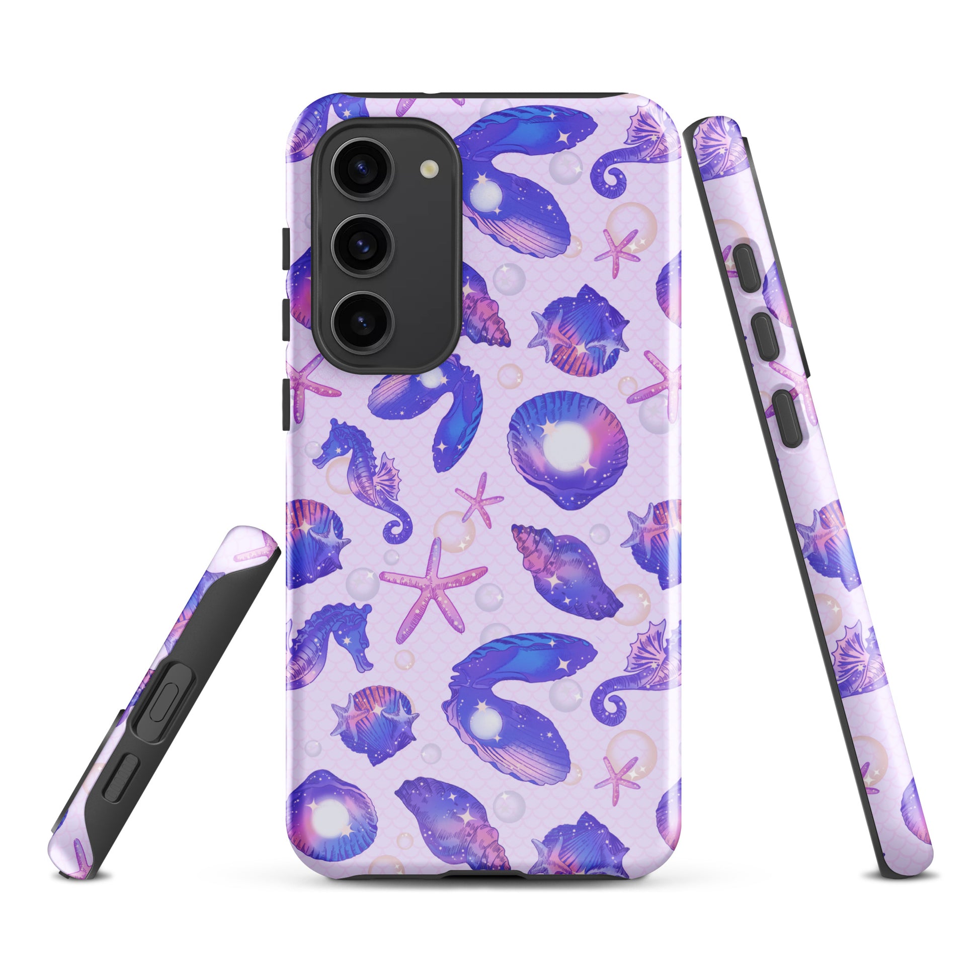 Stylish Sea Princess Samsung® Tough Case featuring vibrant marine designs for durable phone protection and elegance.