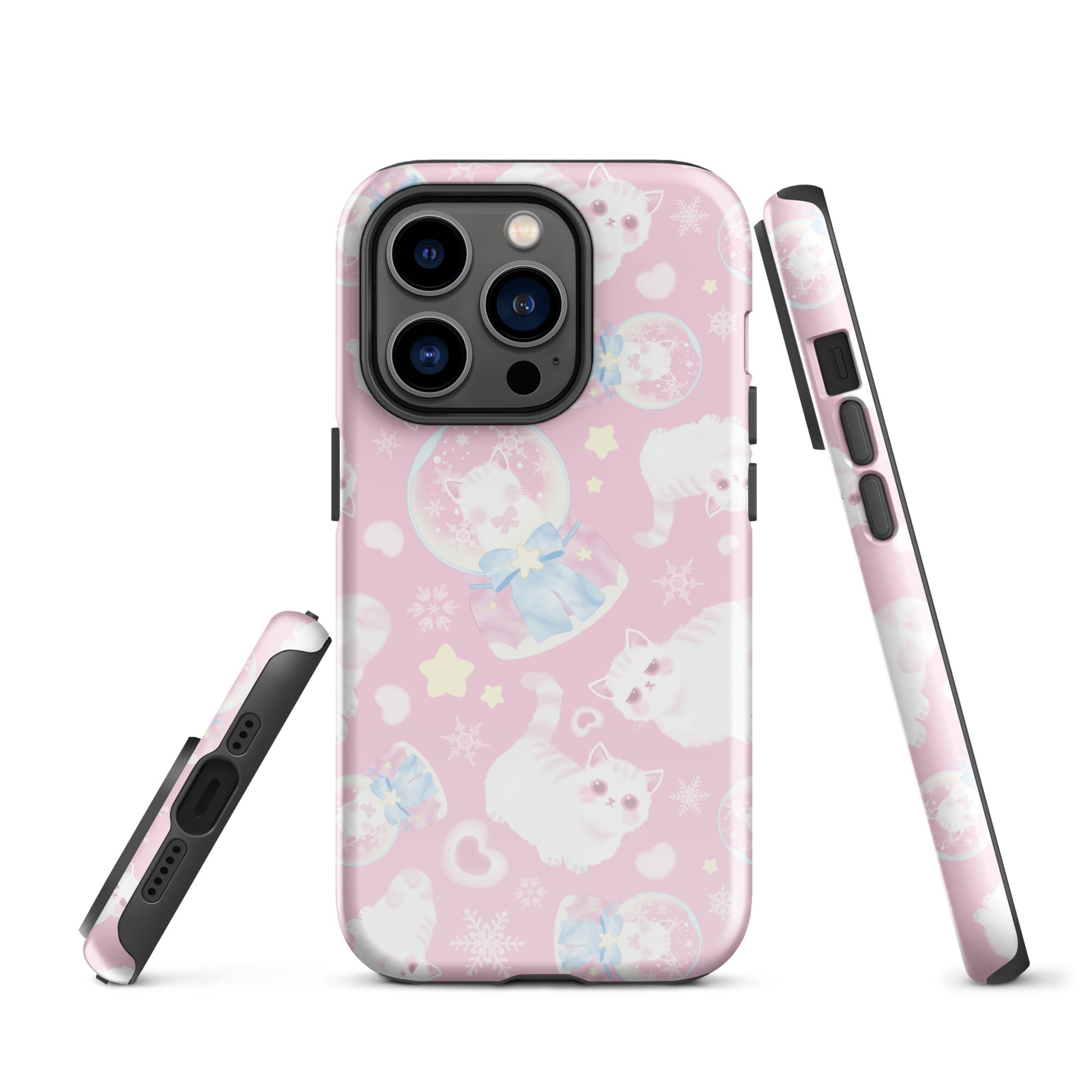 Protect your phone with the stylish Snow Kitten iPhone® Tough Case, featuring a cute cat design and durable layers.