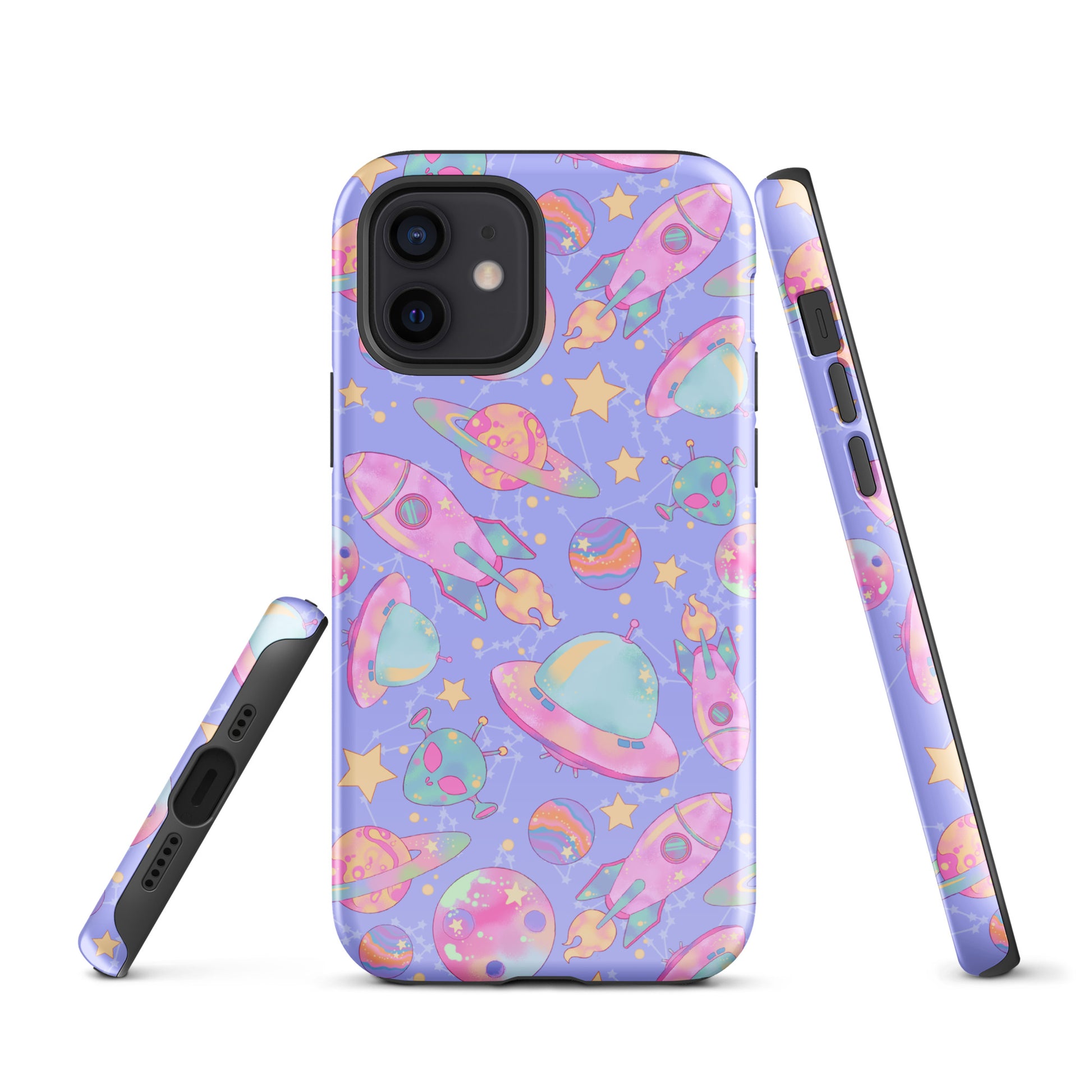 Protect your phone in style with the Space iPhone® Tough Case featuring a vibrant space print. Perfect for any device!