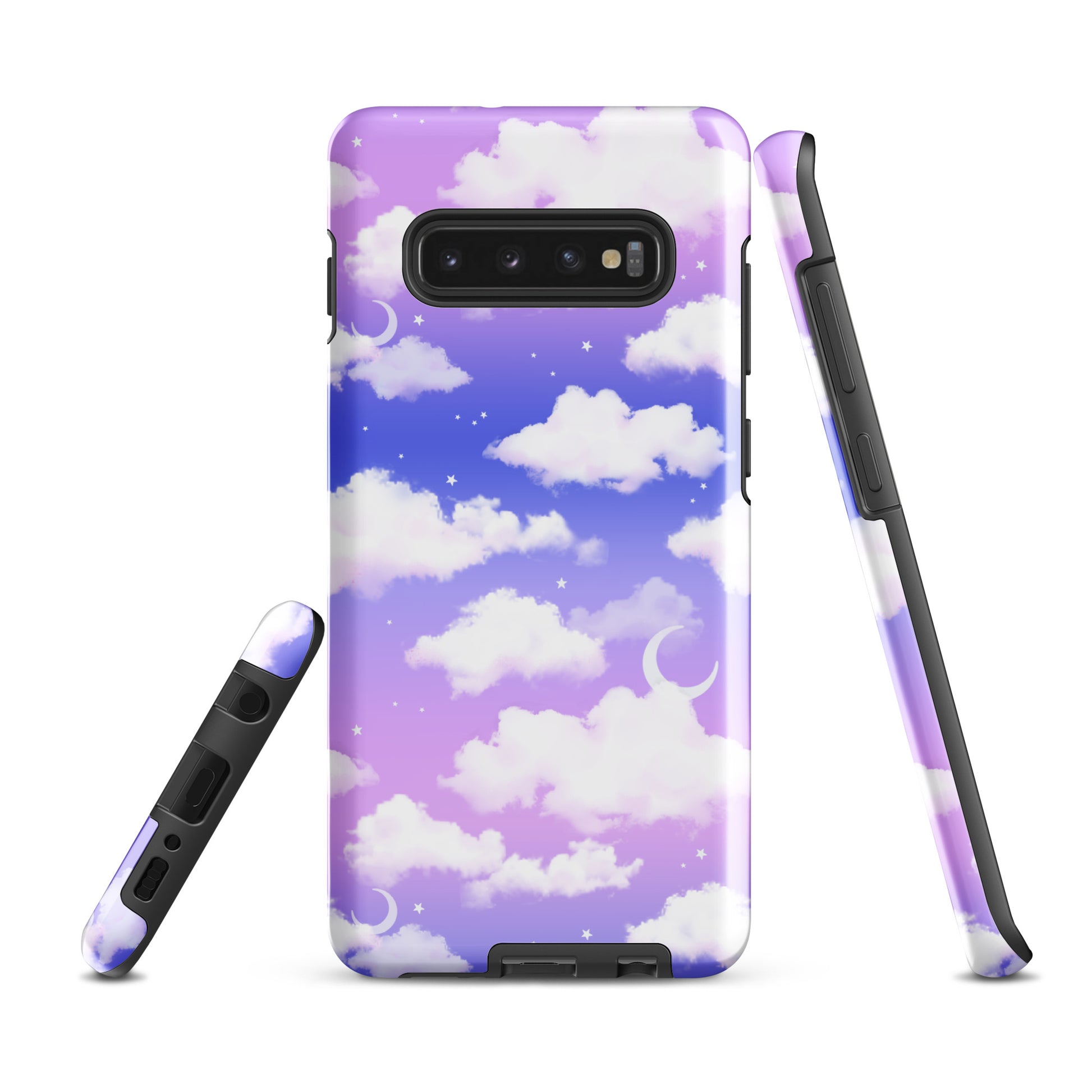 Stylish Cloudy Sky Samsung® Tough Case features impact-resistant design for durable phone protection and a unique look.