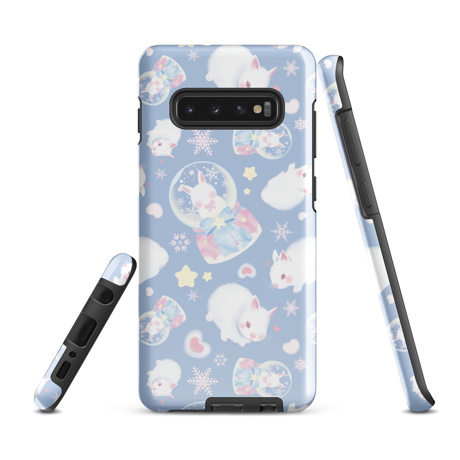 Stylish Snow Bunny Samsung® Tough Case with a cute design, offering impact resistance and dual-layer protection.