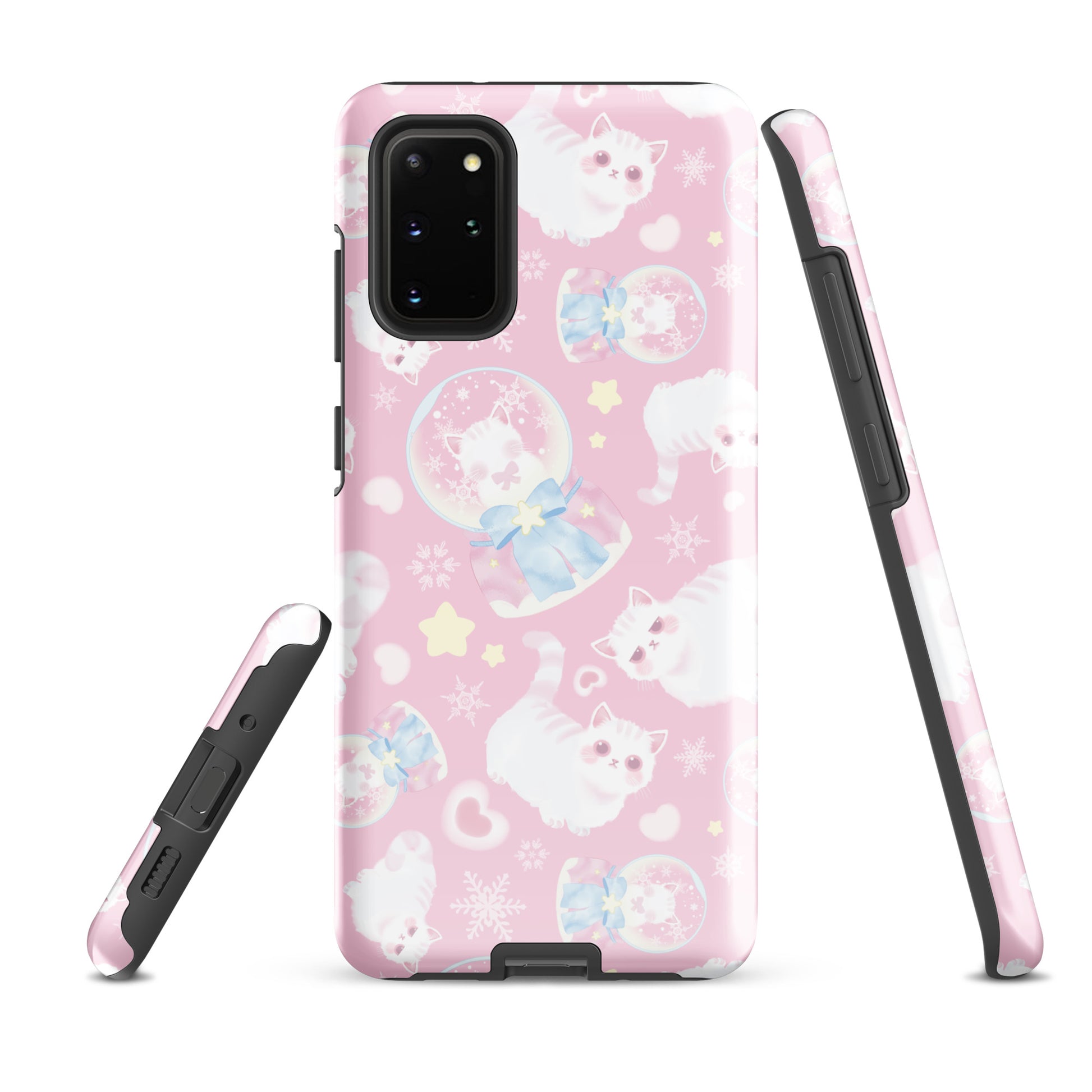 Stylish Snow Kitten Samsung® Tough Case featuring adorable kittens, ensuring protection with a sleek design.