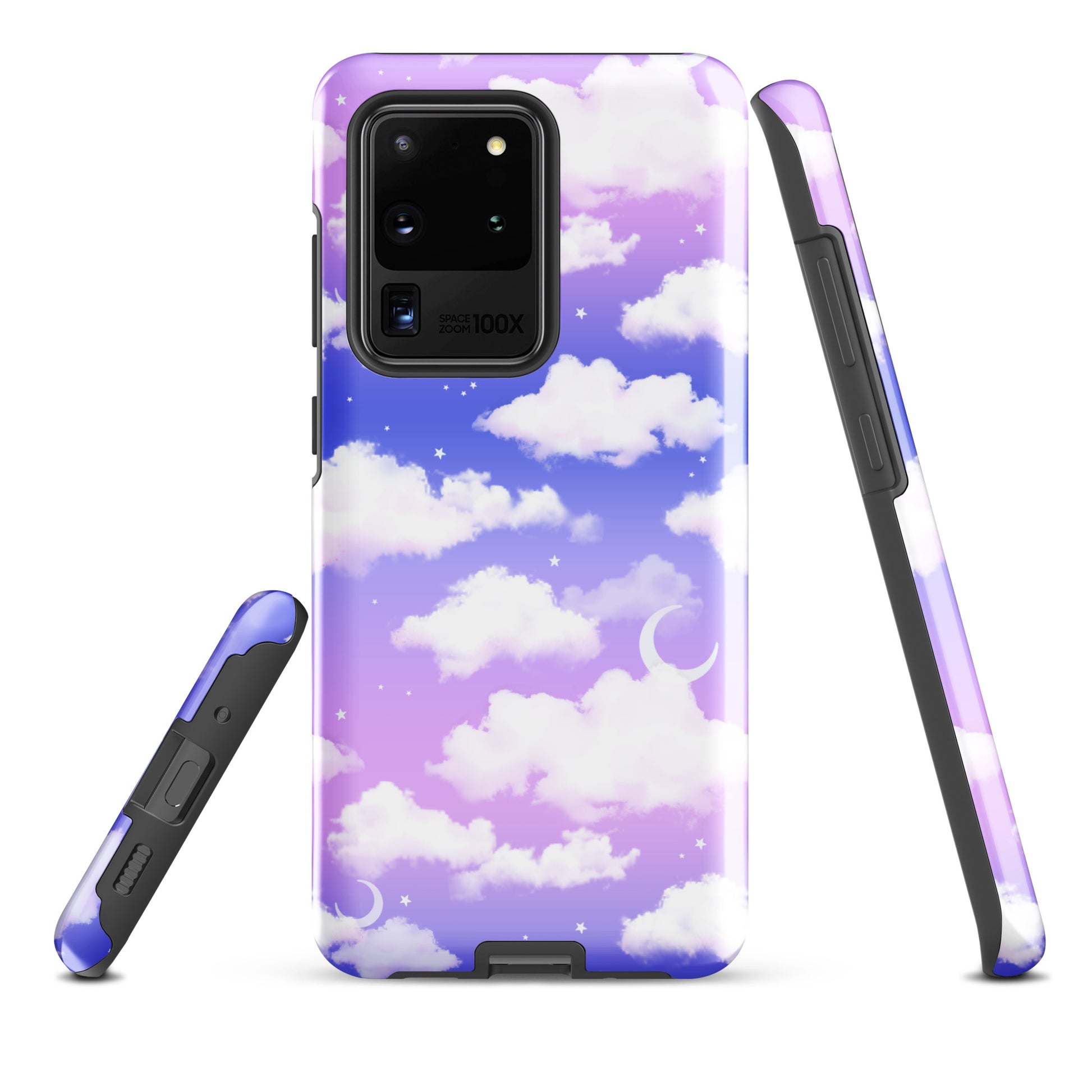 Stylish Cloudy Sky Samsung® Tough Case showcases a vibrant design, ensuring durability and protection for your phone.