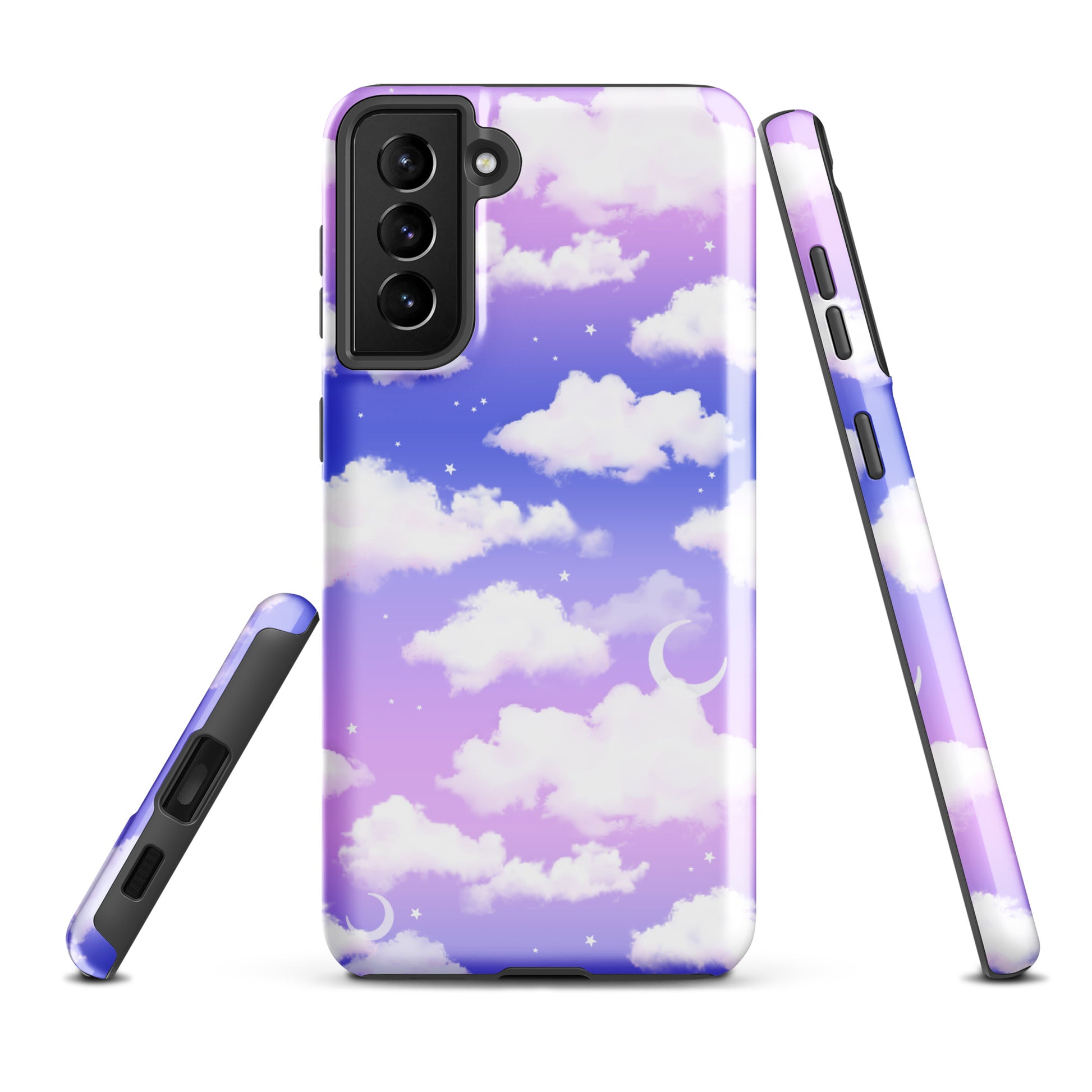 Stylish Cloudy Sky Samsung® Tough Case with a dual-layer design for ultimate protection and artistic flair.