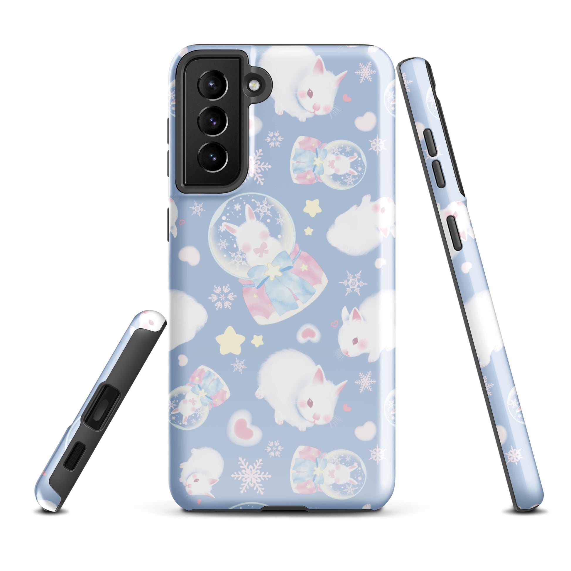 Stylish Snow Bunny Samsung® Tough Case featuring adorable bunny designs, ensuring protection and a unique look.