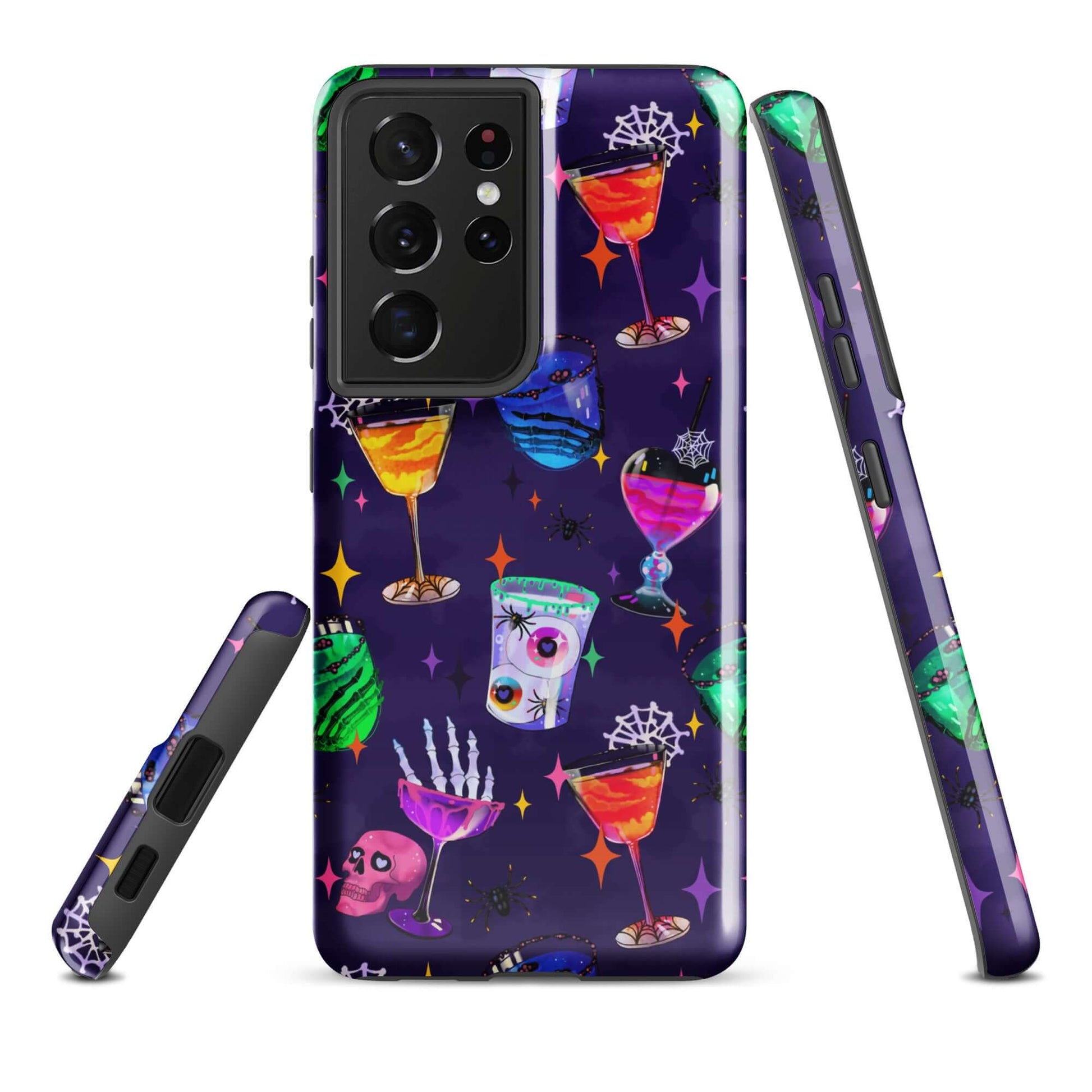 Protect your phone in style with the Monster Party Samsung® Tough Case, featuring a vibrant, artful design.