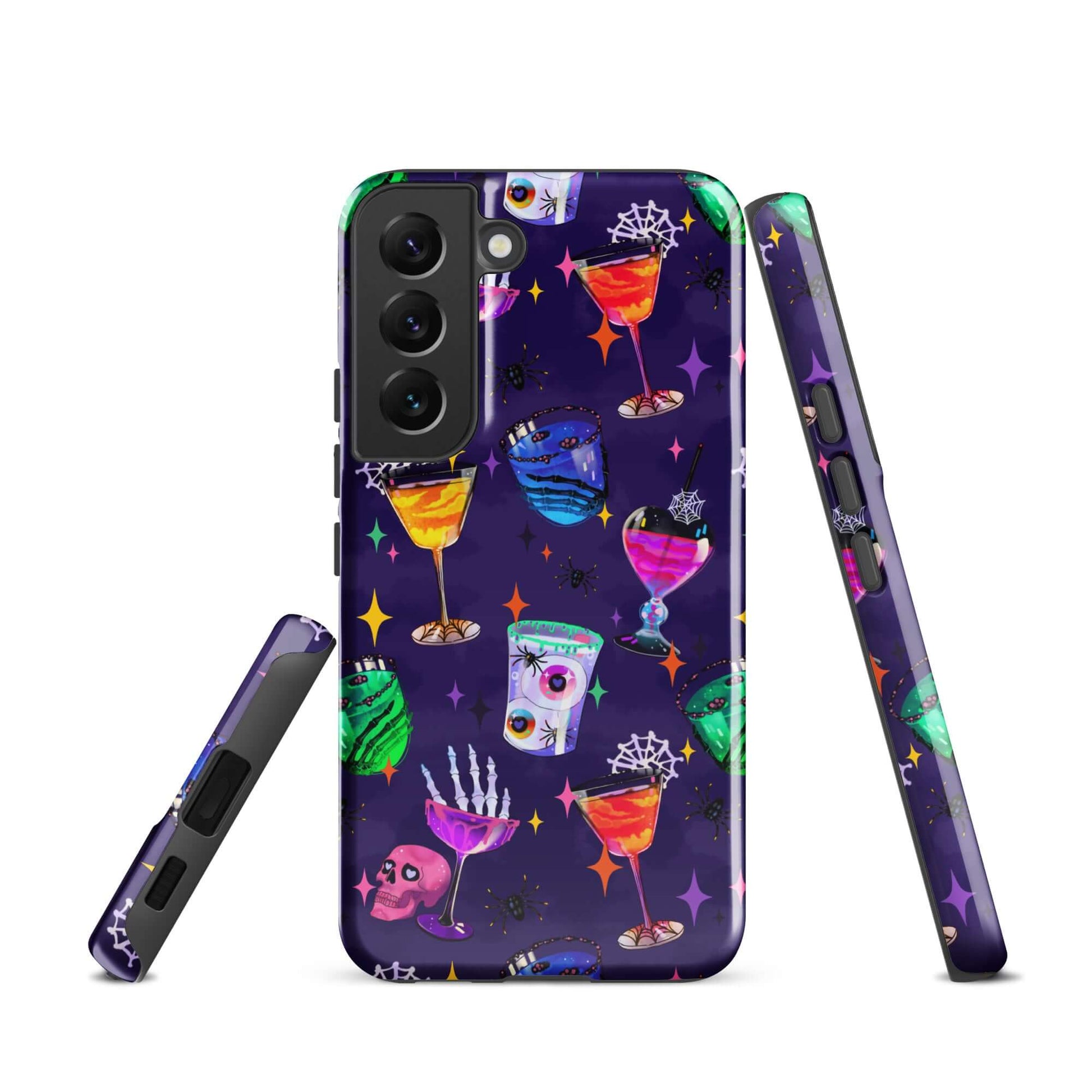 Colorful Monster Party Samsung® Tough Case showcases artful designs, offering durability and protection for your phone.