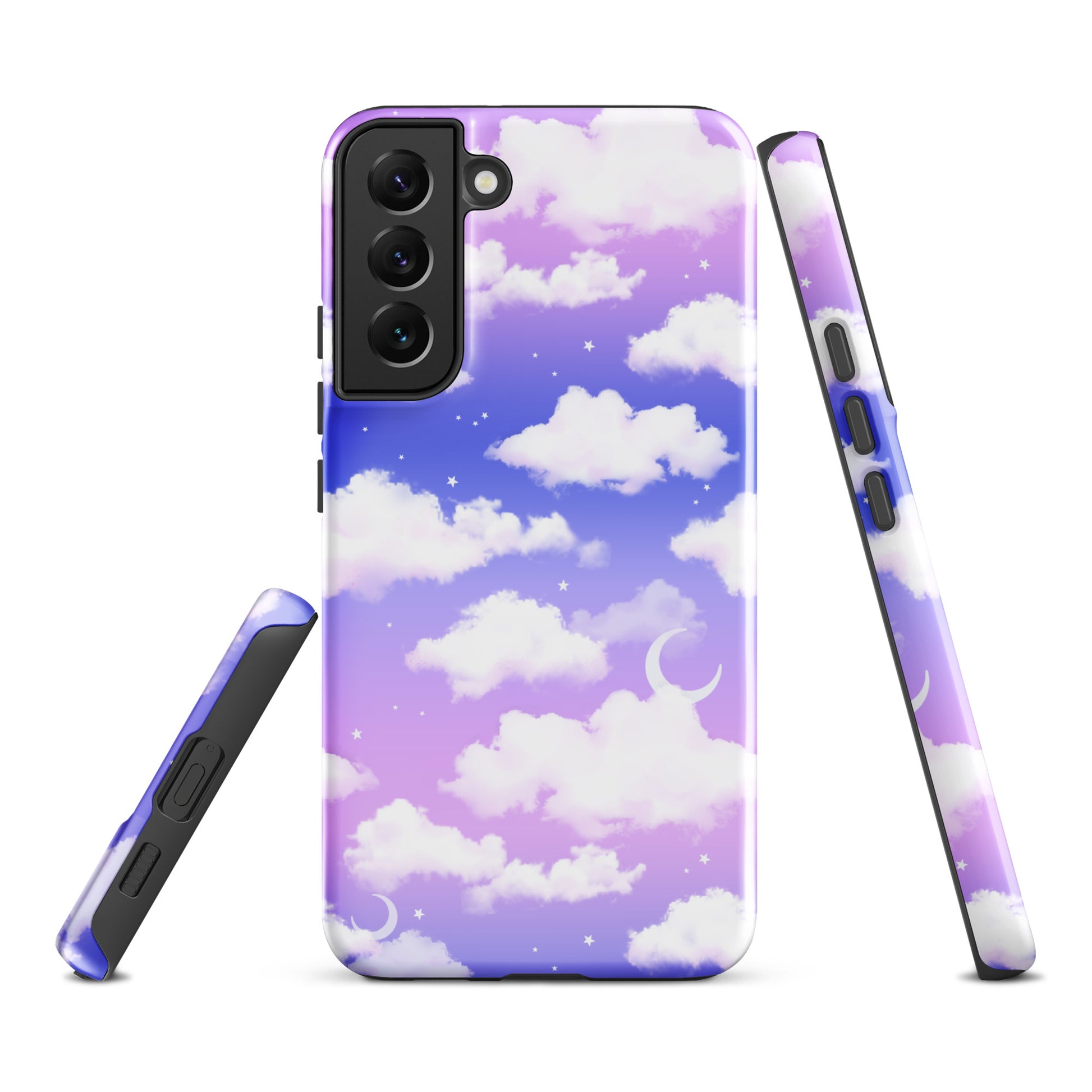Cloudy Sky Samsung® Tough Case featuring a vibrant cloud design, combining style with durable protection for your device.