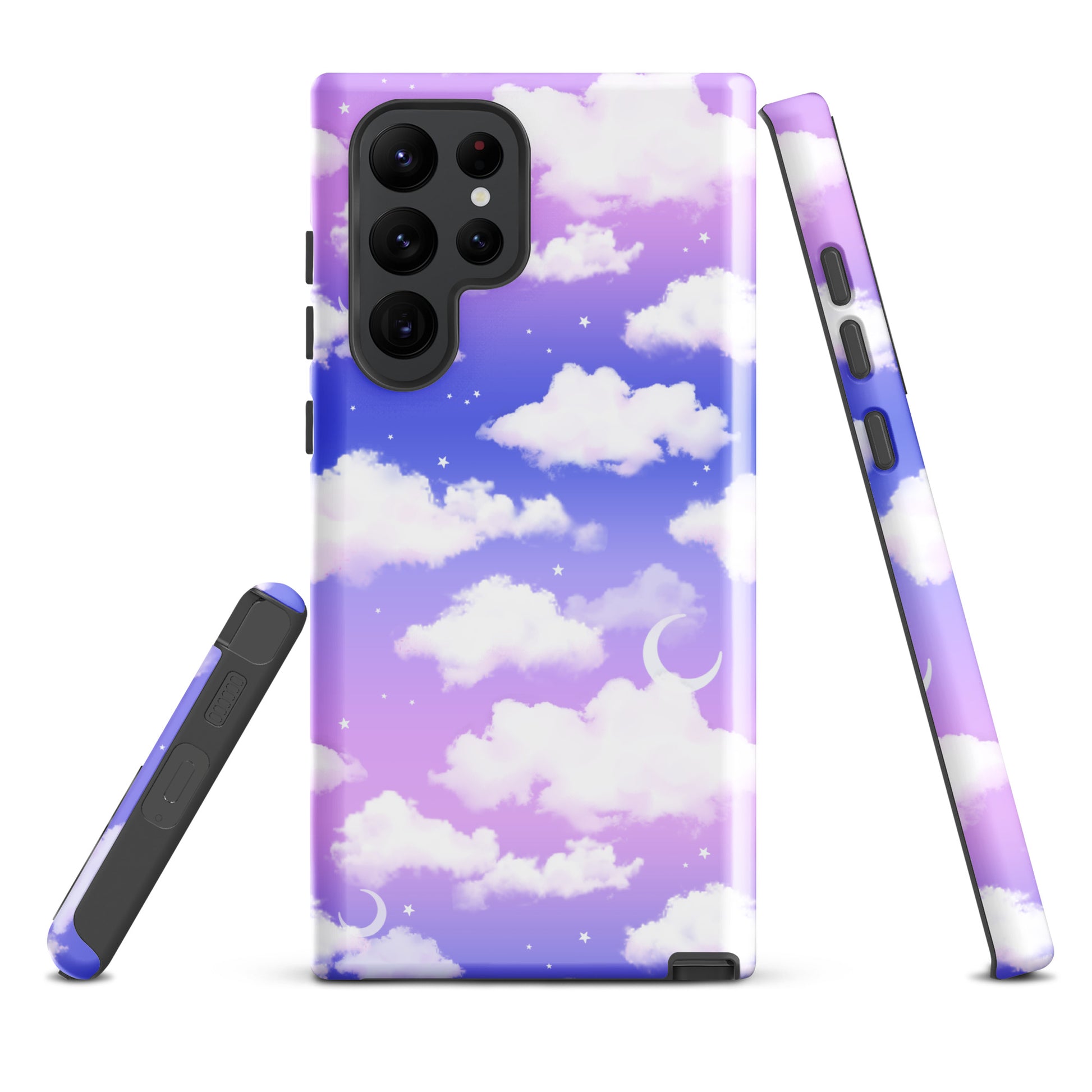 Stylish Cloudy Sky Samsung® Tough Case with impact-resistant design, perfect for protecting your phone in style.