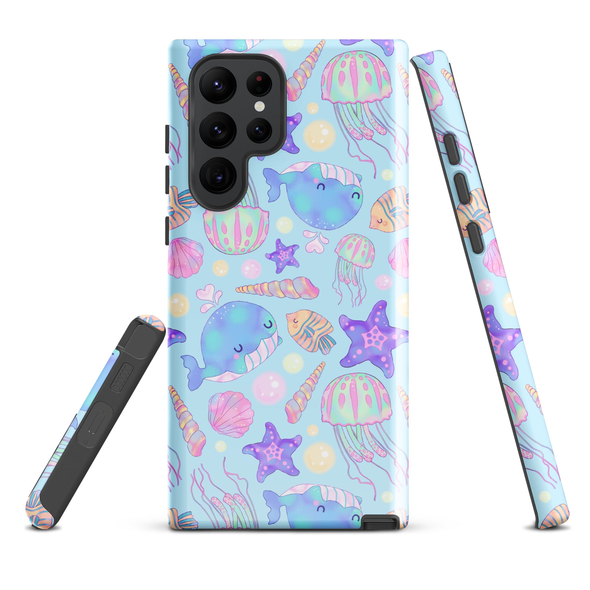 Stylish Under the Sea Samsung® Tough Case featuring vibrant marine life, perfect for protection and aesthetics.