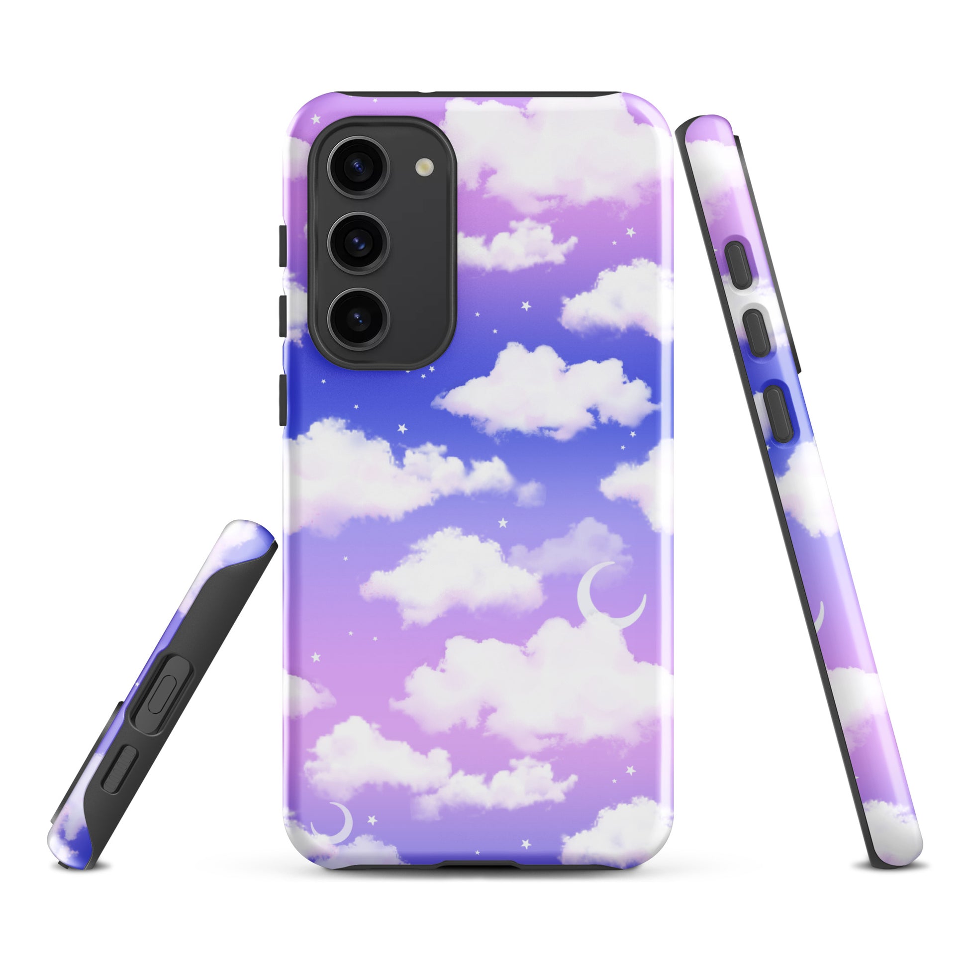 Transform your device with the Cloudy Sky Samsung® Tough Case, featuring a stunning cloud design and robust protection.