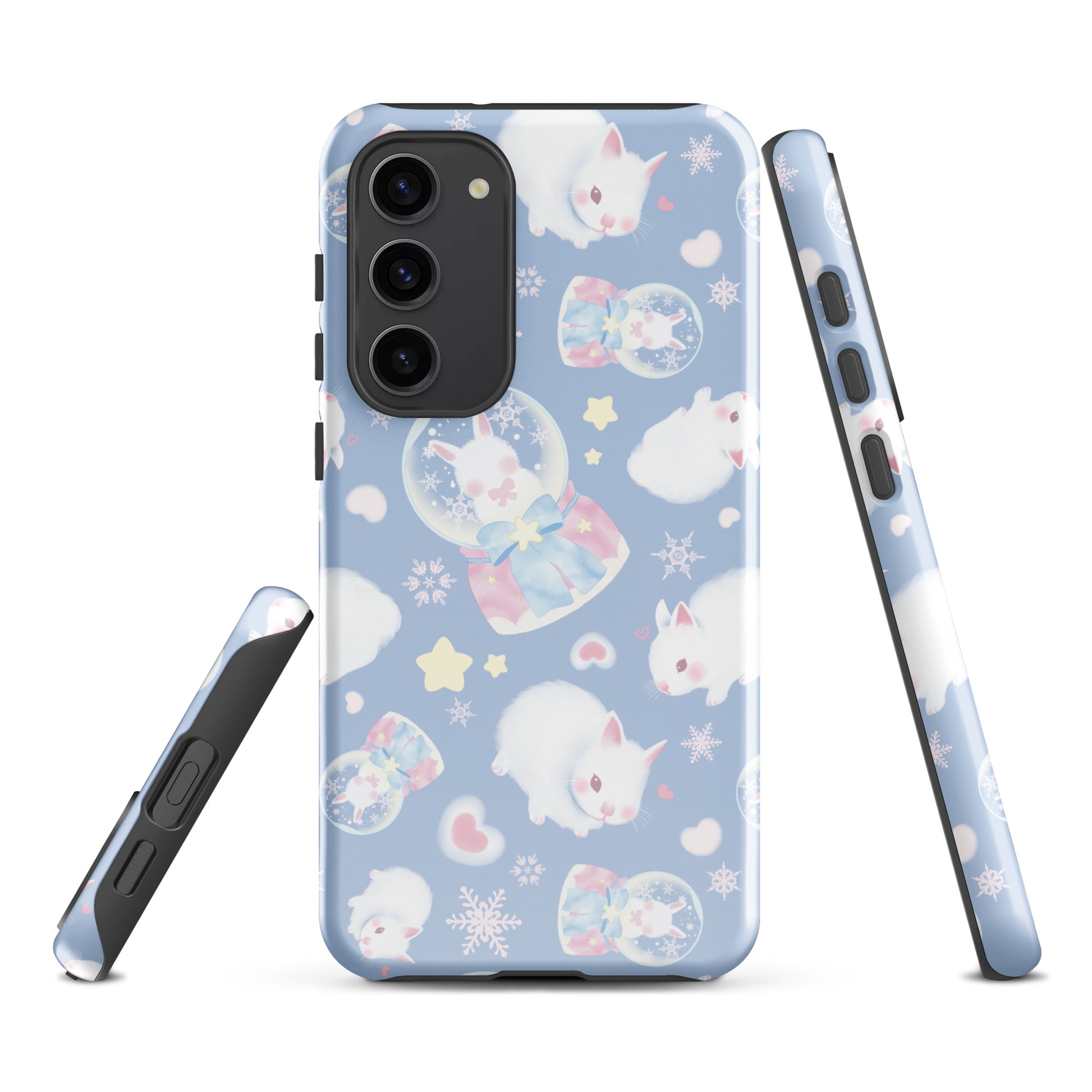 Snow Bunny Samsung® Tough Case features a cute bunny design with durable protection for your phone. Perfect for style and safety!