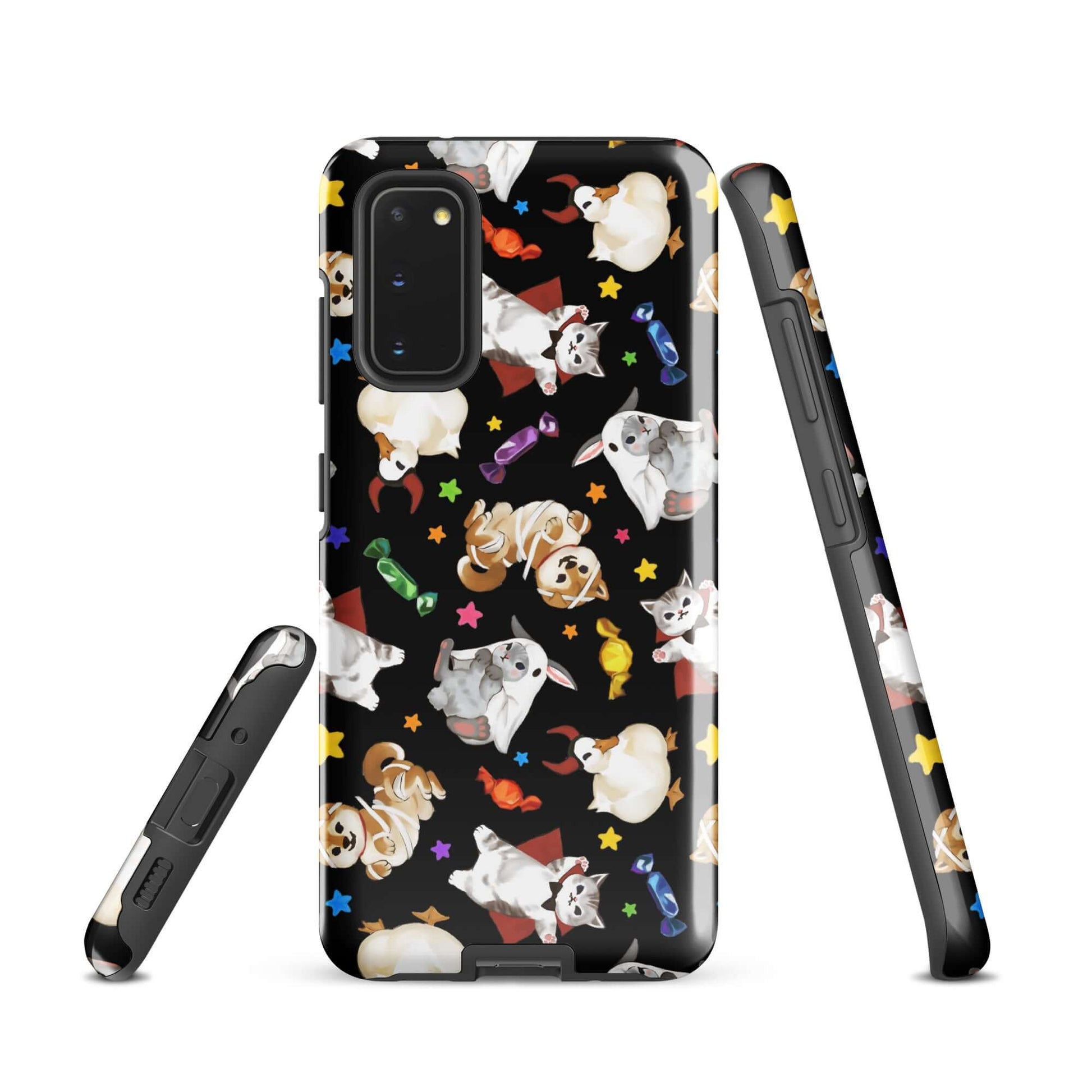 Trick or Treaters Samsung® Tough Case with playful pet design offers durable protection for your phone from bumps and scratches.