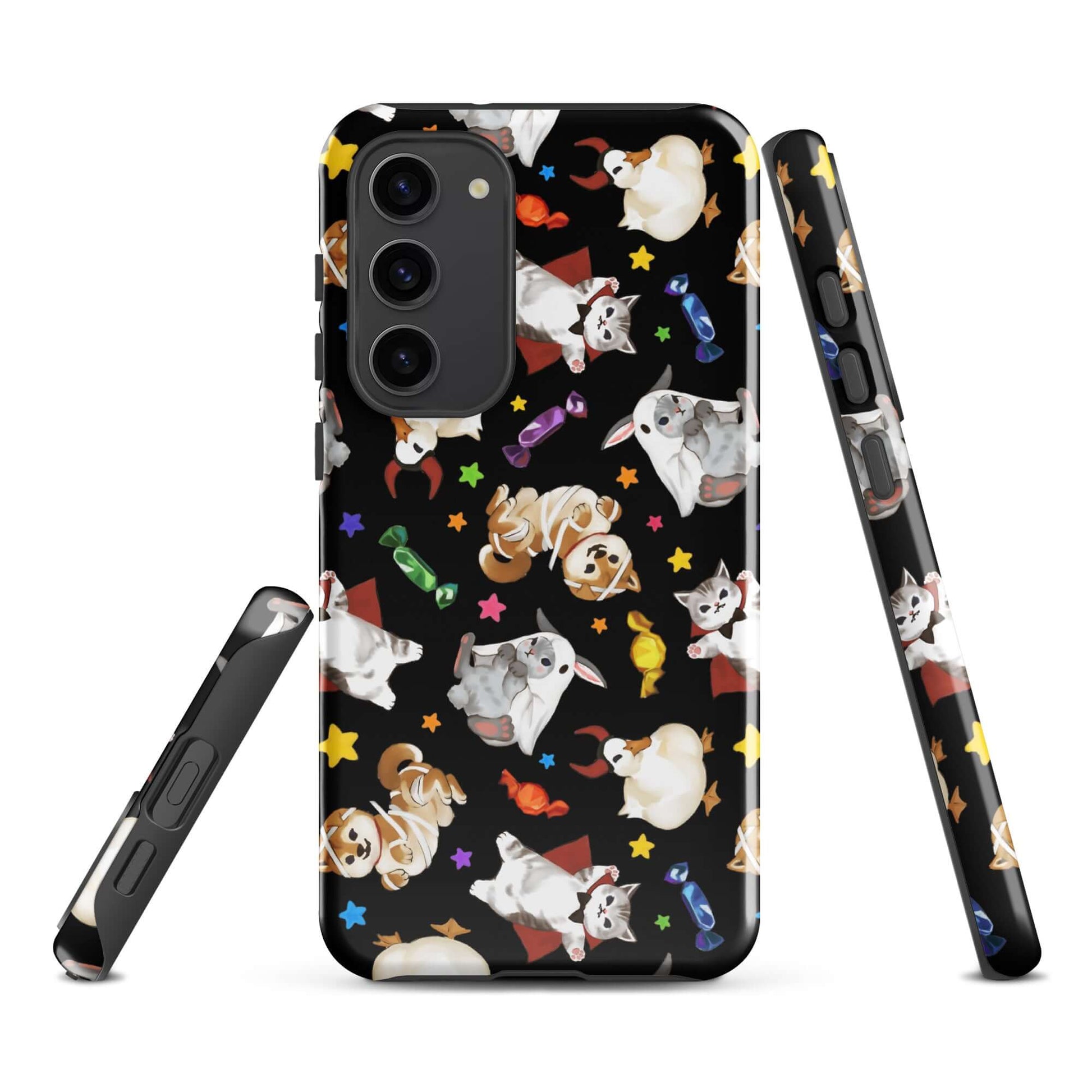Protect your phone in style with the Trick or Treaters Samsung® Tough Case, designed for durability and artful flair.
