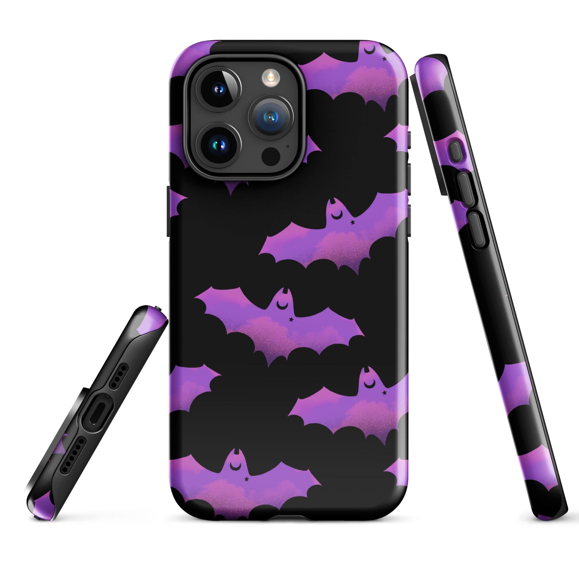 Stylish Aensland iPhone® Tough Case featuring a durable design with impact-resistant polycarbonate and TPU lining.
