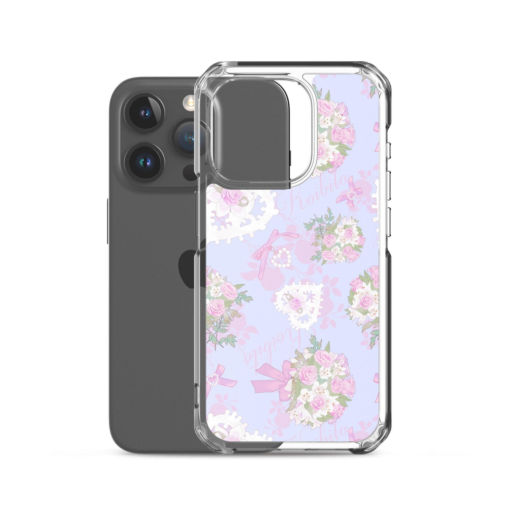 Stylish Anniversary iPhone® Clear Case with protective features for iPhone, ensuring durability and easy access to ports.