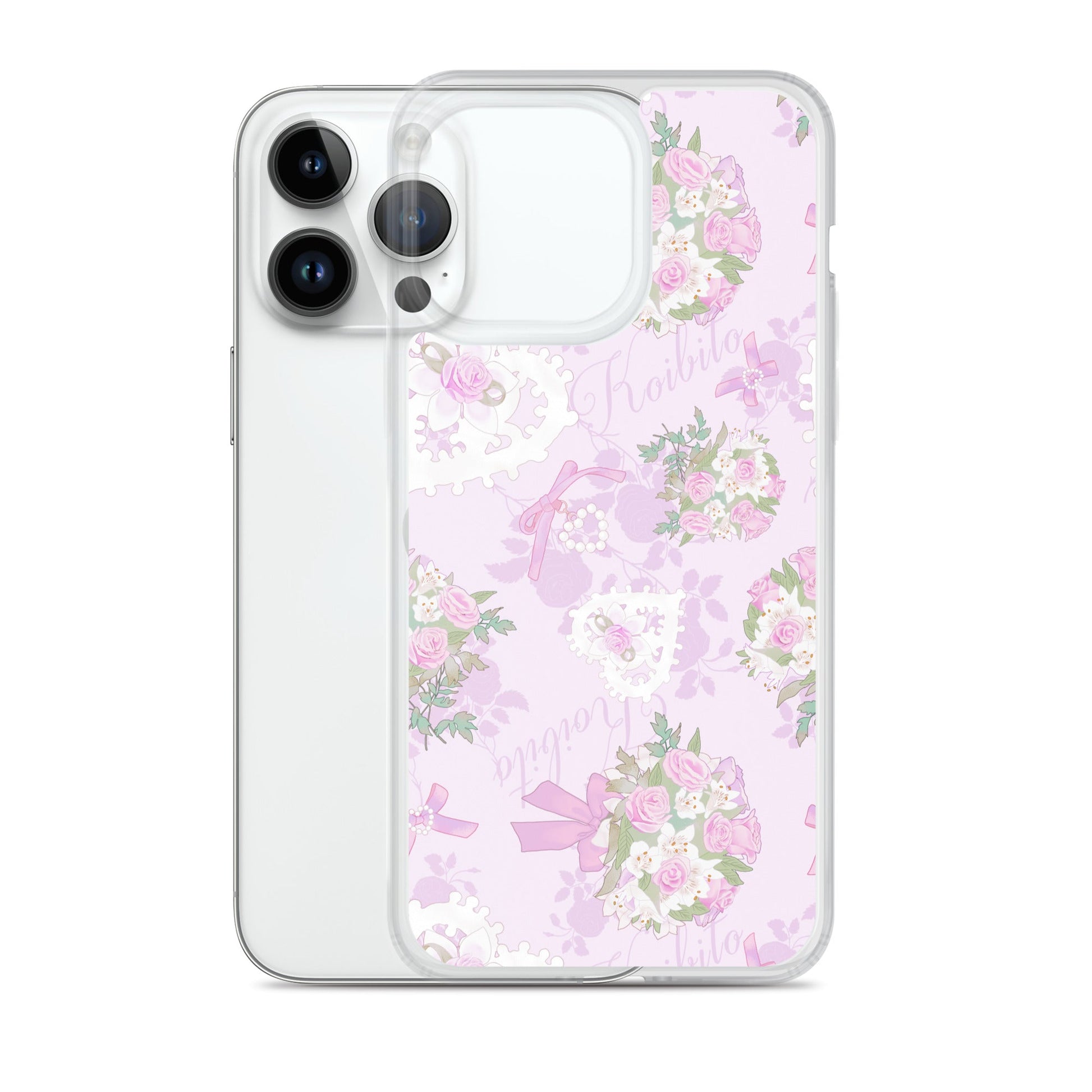 Sleek Anniversary iPhone® Clear Case with solid back and flexible sides, protecting against scratches and dirt.