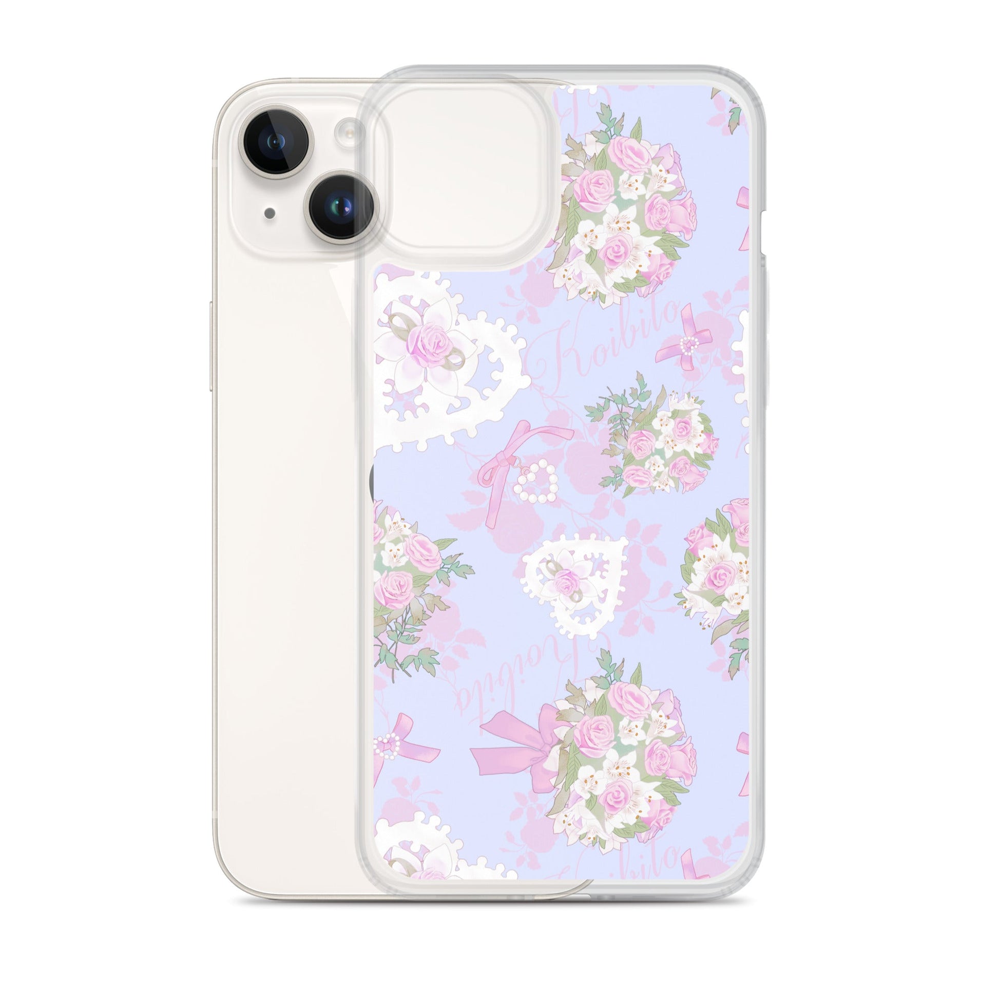 Protect your phone stylishly with the Anniversary iPhone® Clear Case, featuring a sleek design and precise port openings.