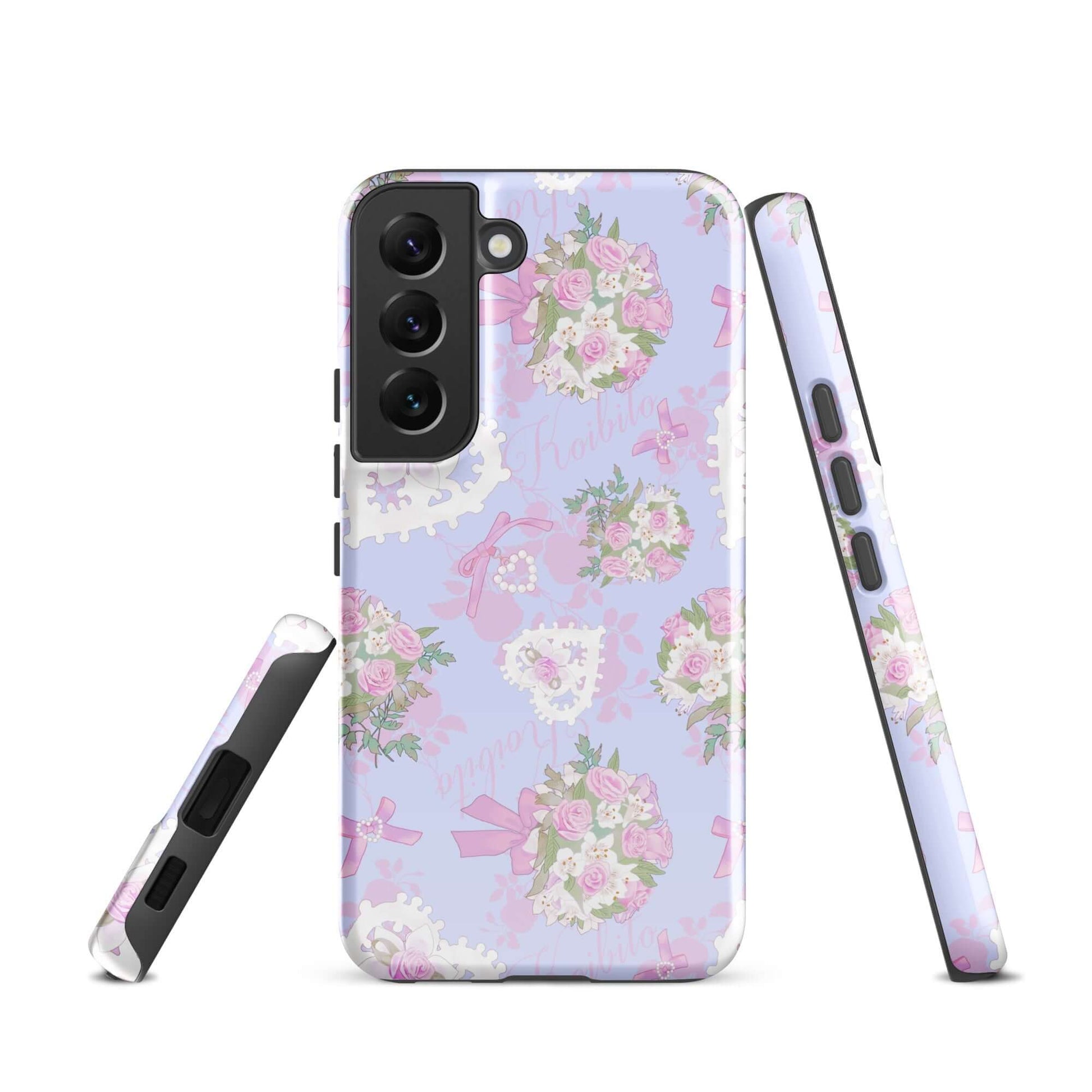 Stylish and durable, the Anniversary Samsung® Tough Case protects your phone while showcasing floral art.