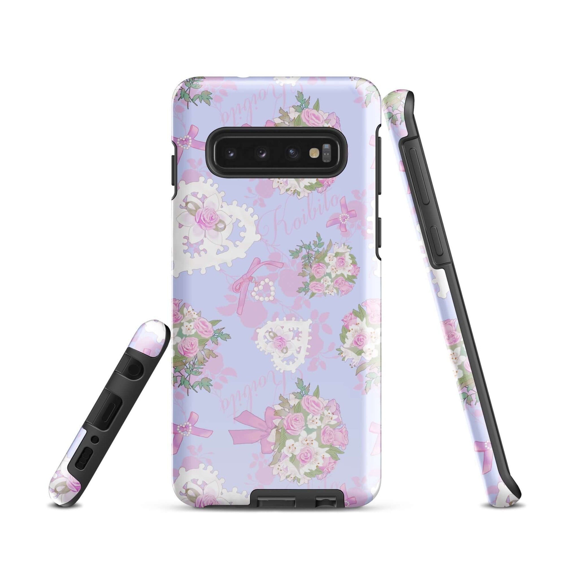 Stylish and protective, the Anniversary Samsung® Tough Case showcases floral designs for your Galaxy S10.