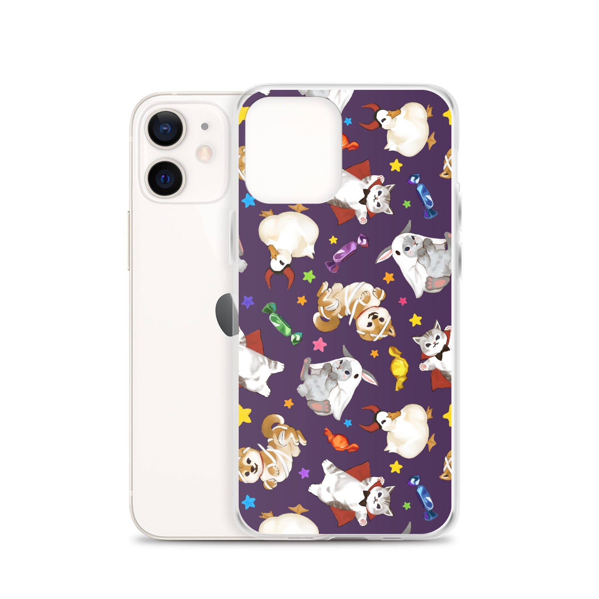 Protect your phone in style with the Trick or Treaters iPhone® Clear Case featuring a playful design.