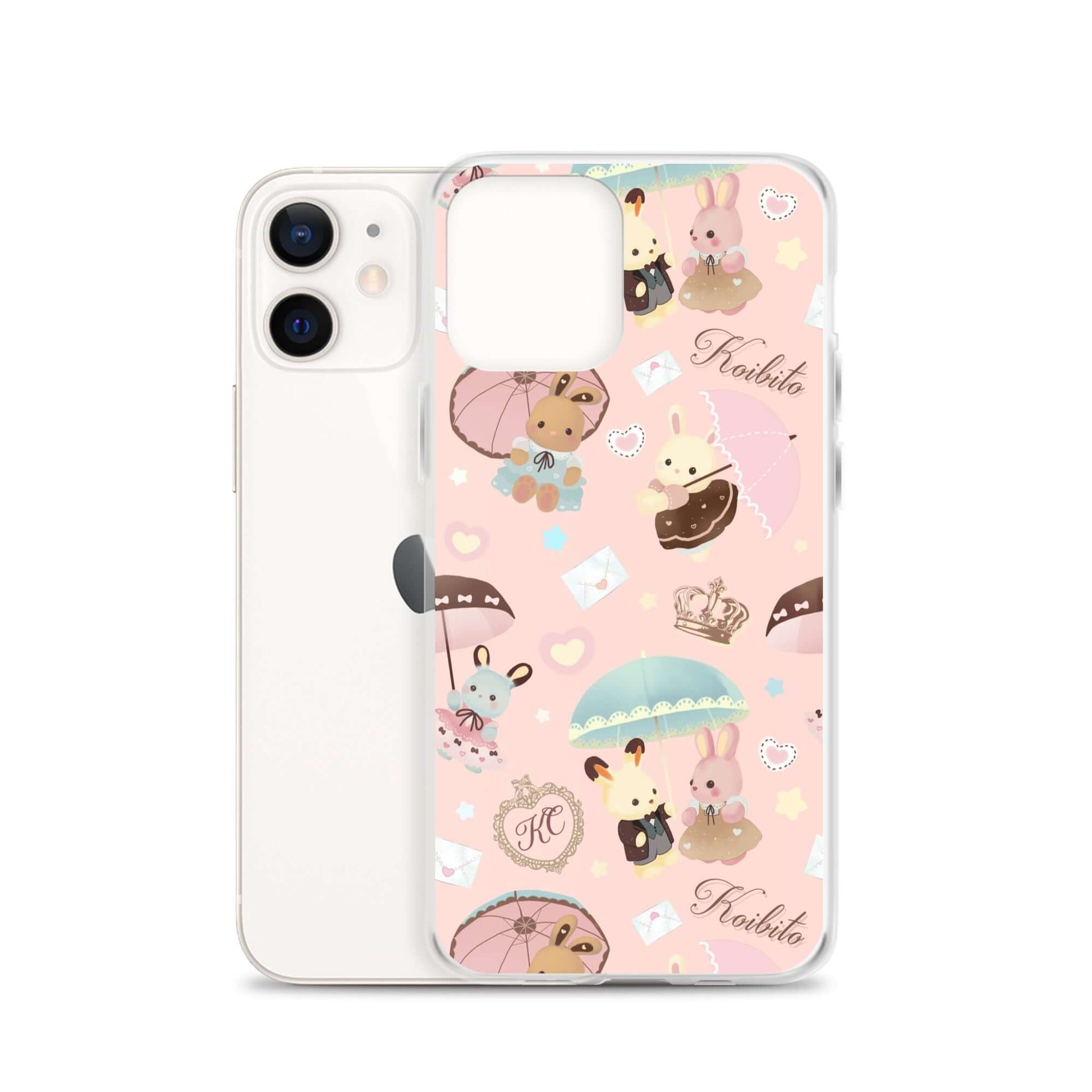 Protect your iPhone® stylishly with the Parasol Bunny iPhone® Clear Case, featuring adorable bunny designs.