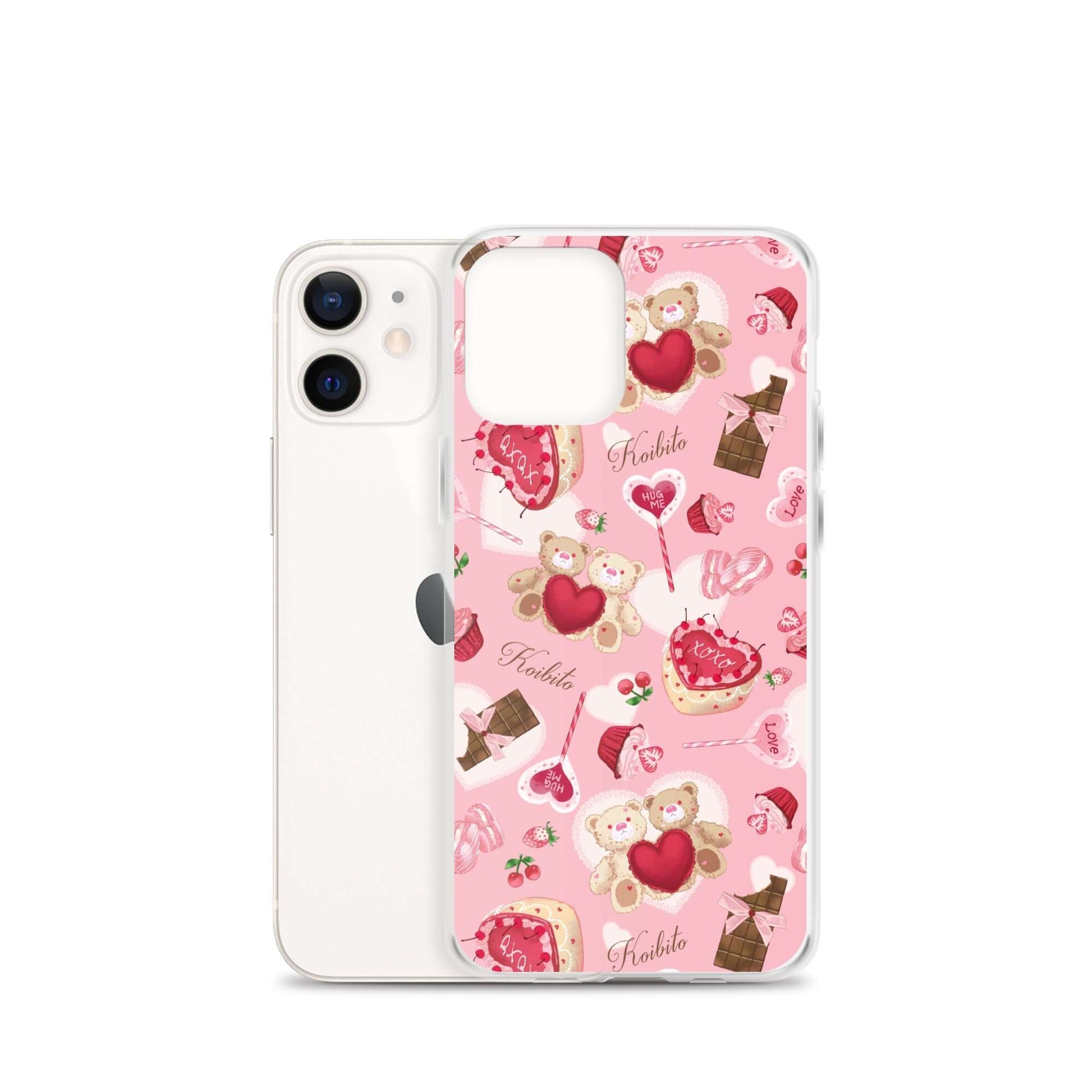 Protect your iPhone® with the stylish Sugar Sweetheart iPhone® Clear Case, featuring a cute design and flexible sides.