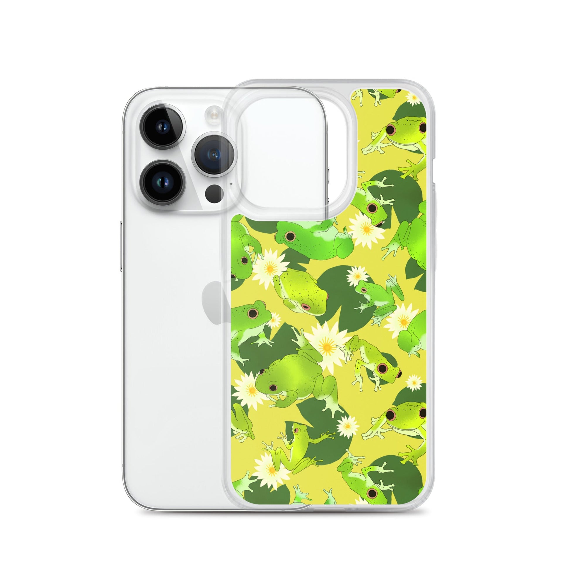Protect your iPhone® with the Kero-kero iPhone® Clear Case featuring a fun frog design and flexible, durable materials.