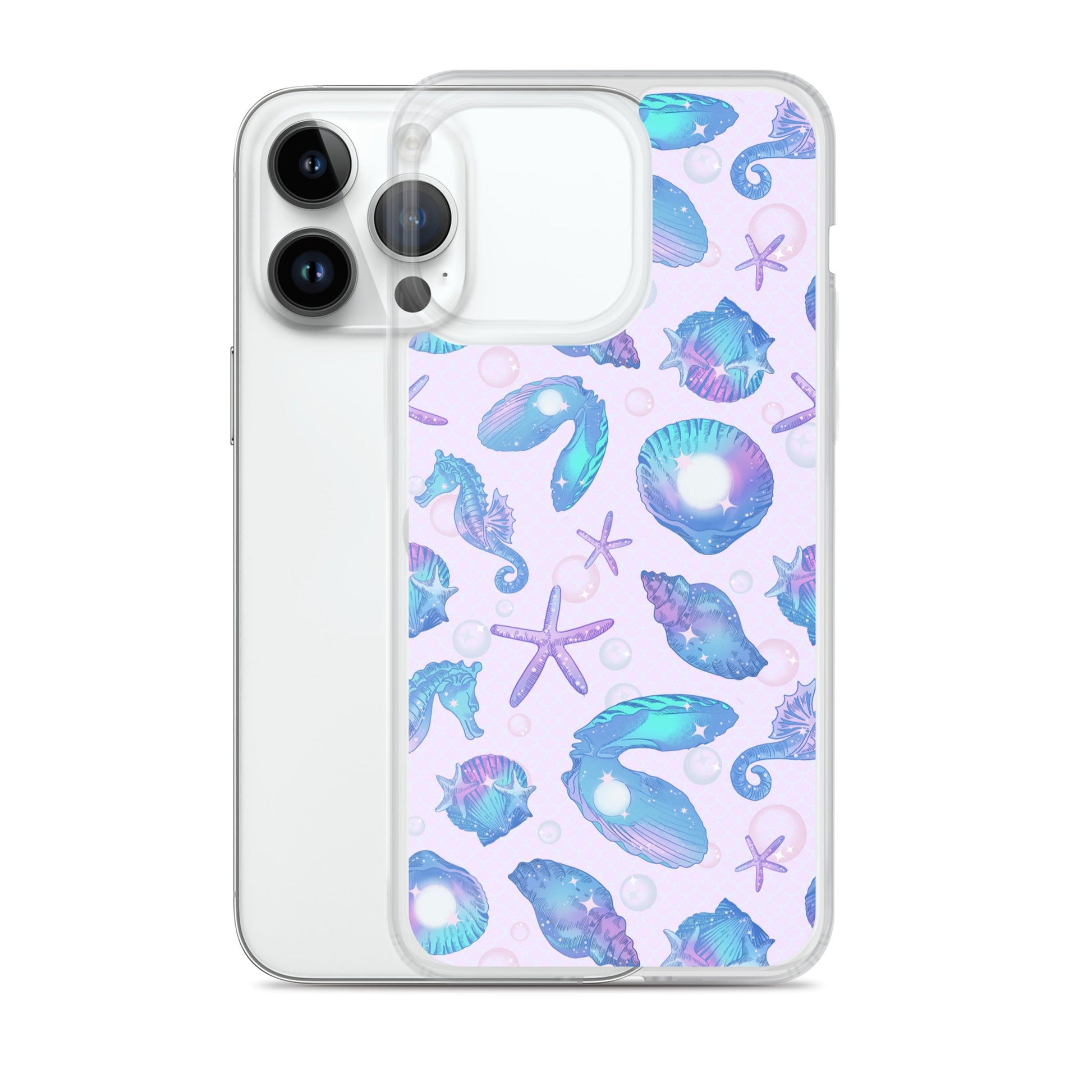 Protect your phone stylishly with the Sea Princess iPhone® Clear Case featuring a vibrant marine design.