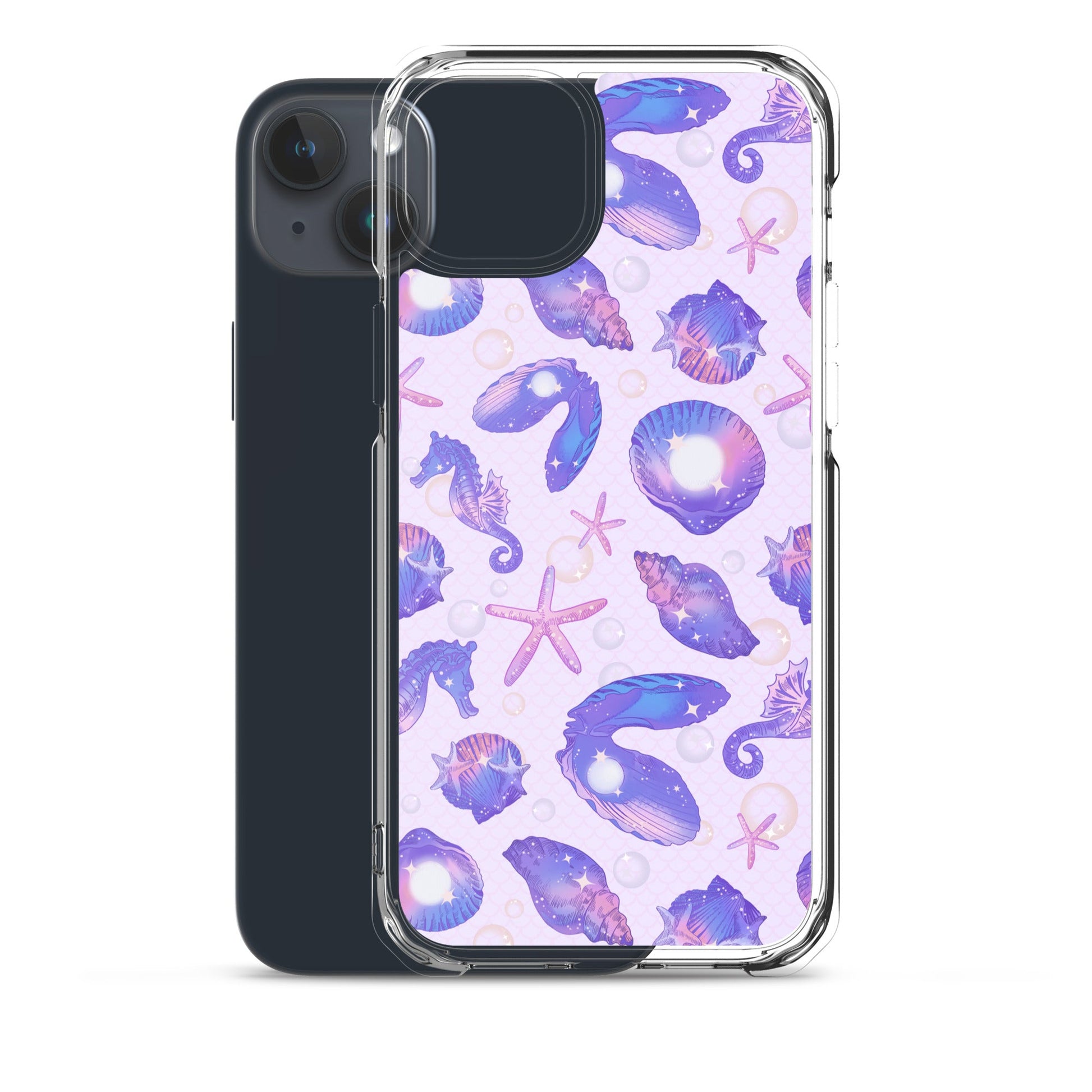 Stylish Sea Princess iPhone® Clear Case offers protection from scratches and dust with a flexible design. Perfect for your phone!
