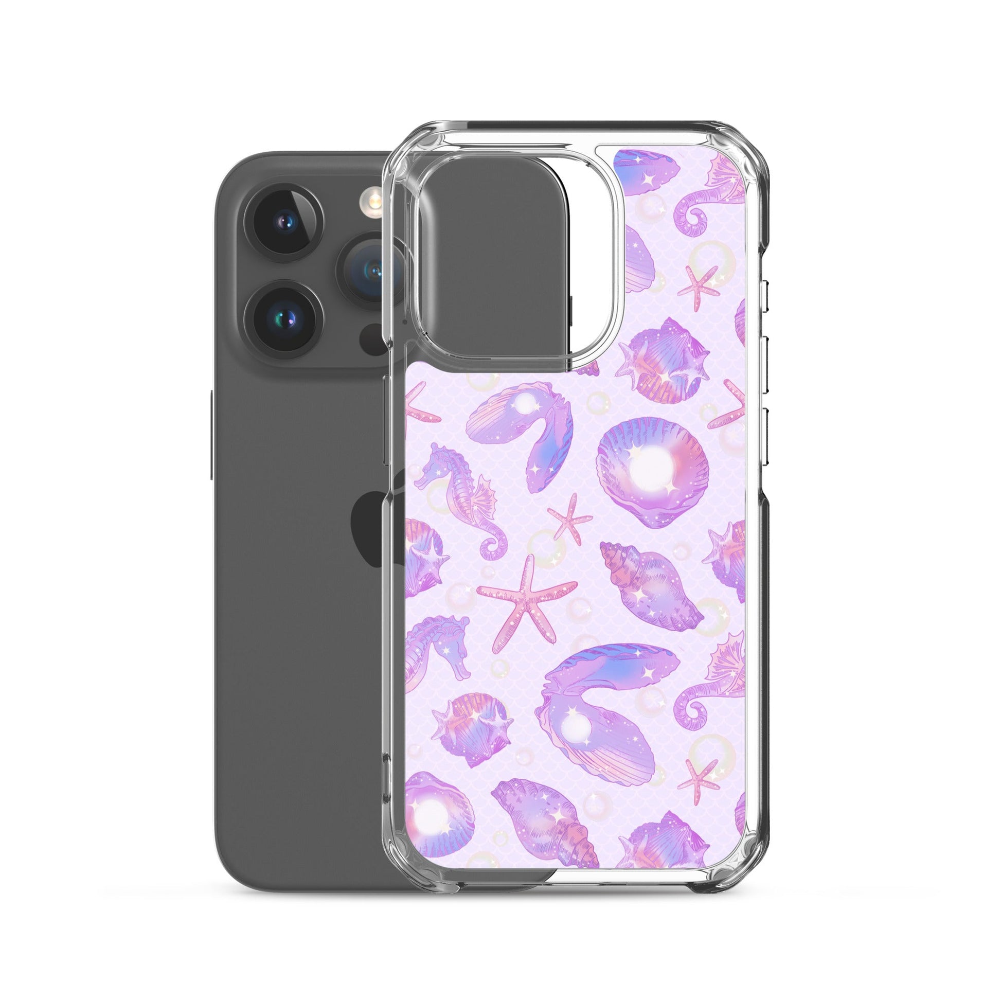 Sleek Sea Princess iPhone® Clear Case offers superior protection with a stylish design and easy access to ports.