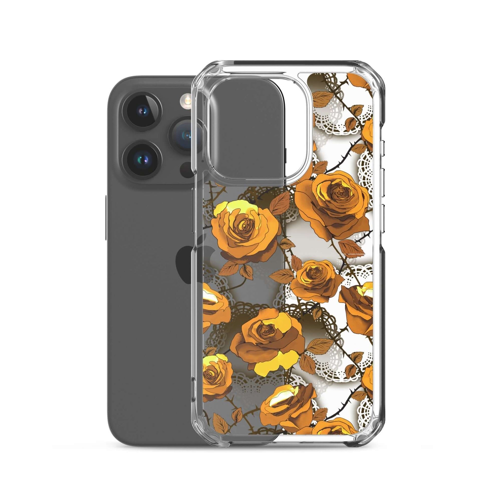 Protect your iPhone® with the Enchanted Rose iPhone® Clear Case (Transparent), featuring a floral design and flexible sides.