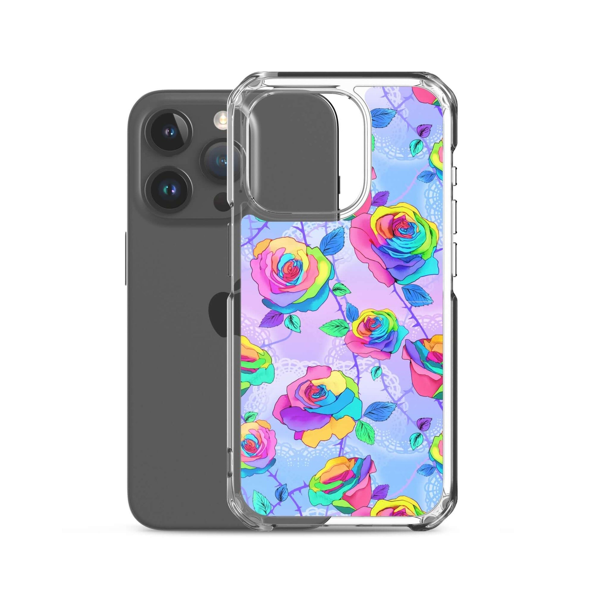 Sleek Enchanted Rose iPhone® Clear Case offers stylish protection against scratches and dust for your device.