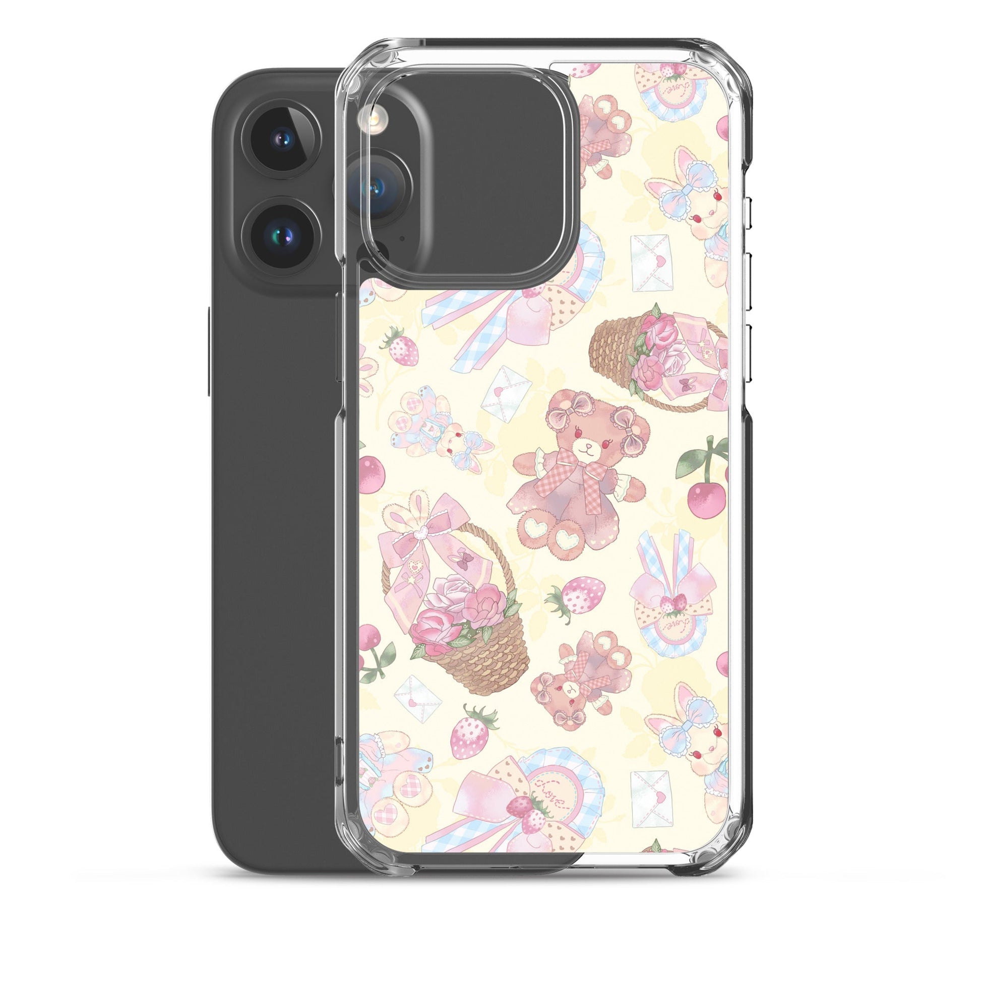 Stylish Sweet Teddy iPhone® Clear Case offers protection with a flexible design and adorable teddy bear pattern.