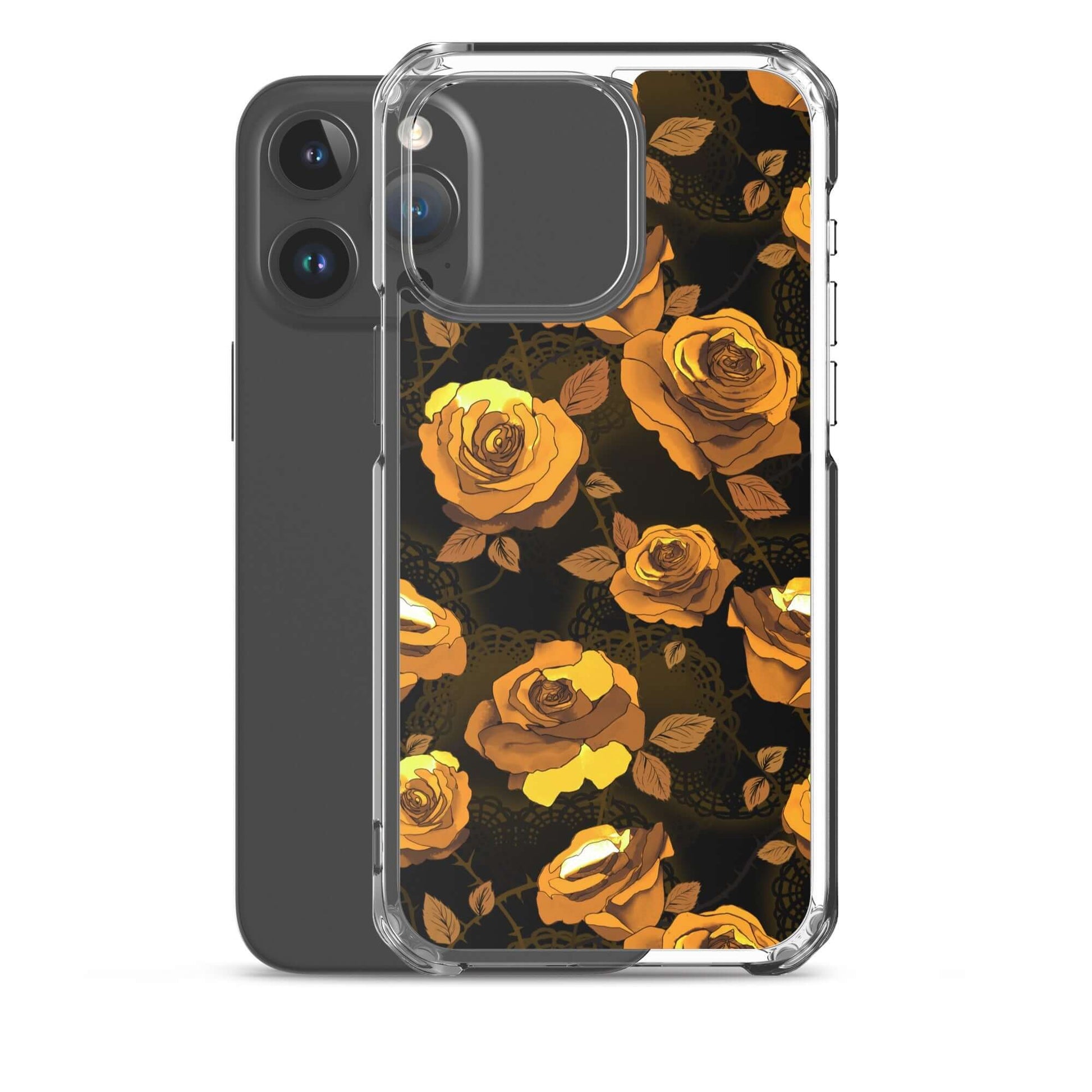 Protect your phone in style with the Enchanted Rose iPhone® Clear Case, featuring a beautiful floral design.