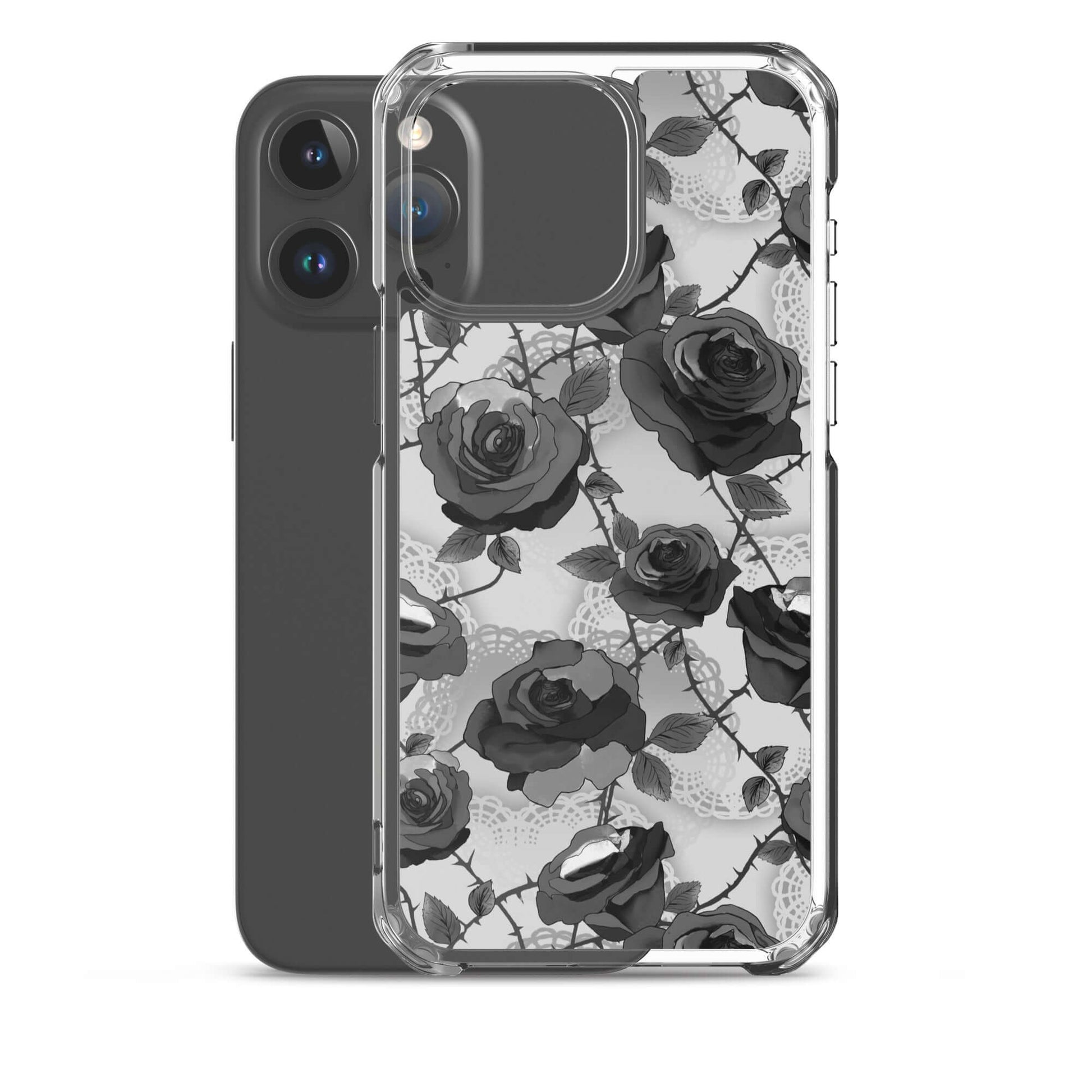 Sleek Enchanted Rose iPhone® Clear Case offers stylish protection against scratches and dust for your device.