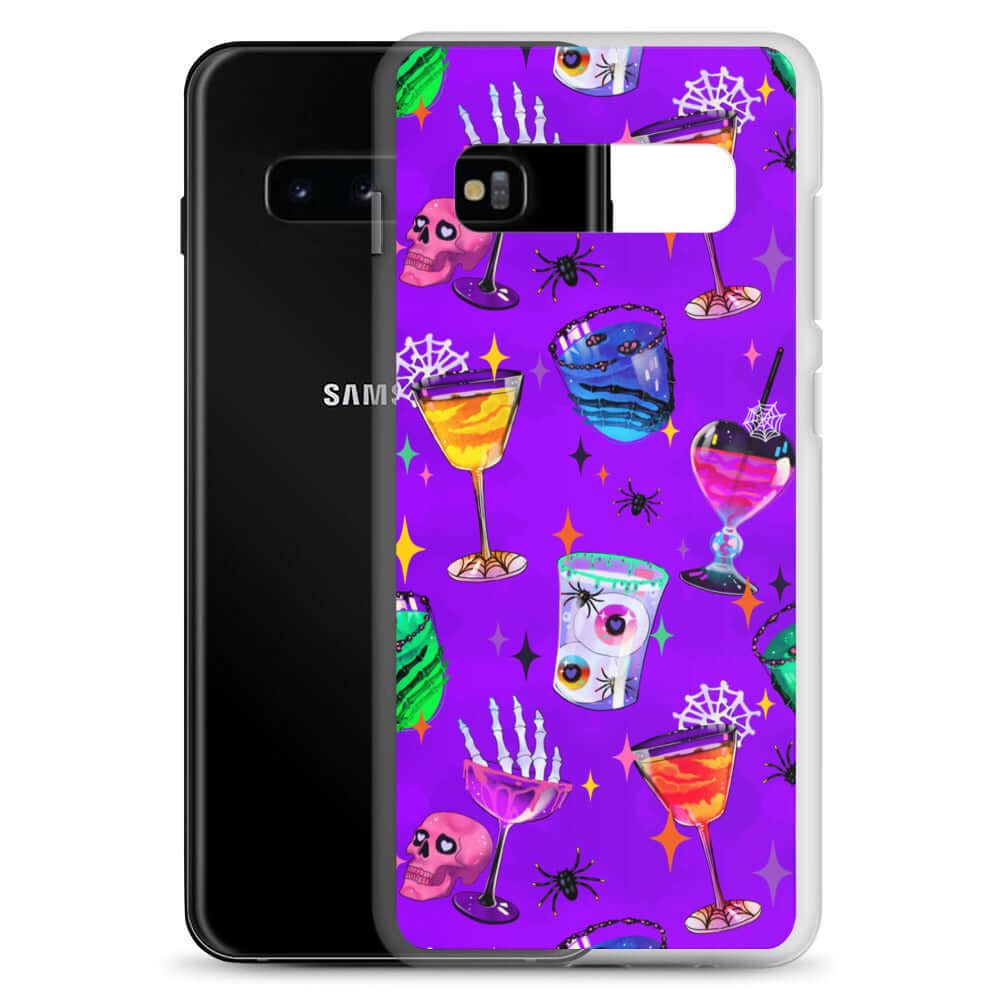 Monster Party Samsung® Clear Case showcases vibrant designs while protecting your phone from scratches and dirt.