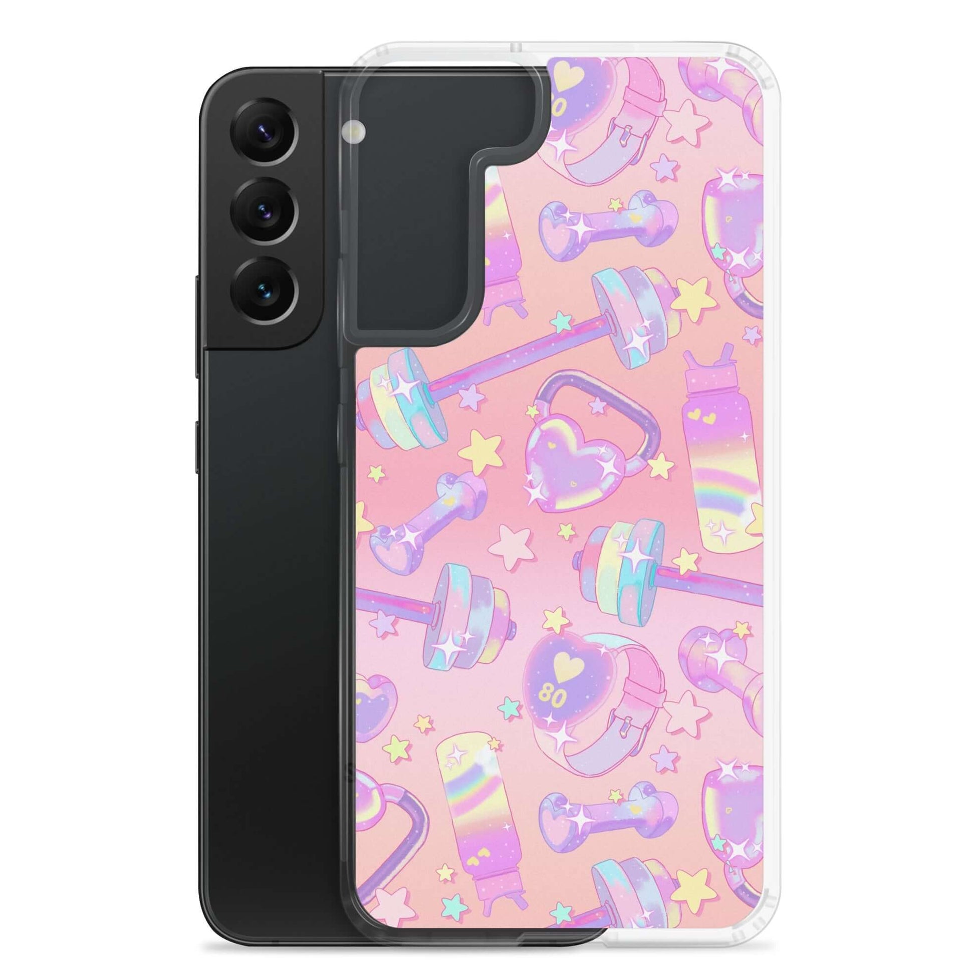 Stylish Glitter Gains Samsung® Clear Case offers protection and easy access for your Galaxy S22 Plus.