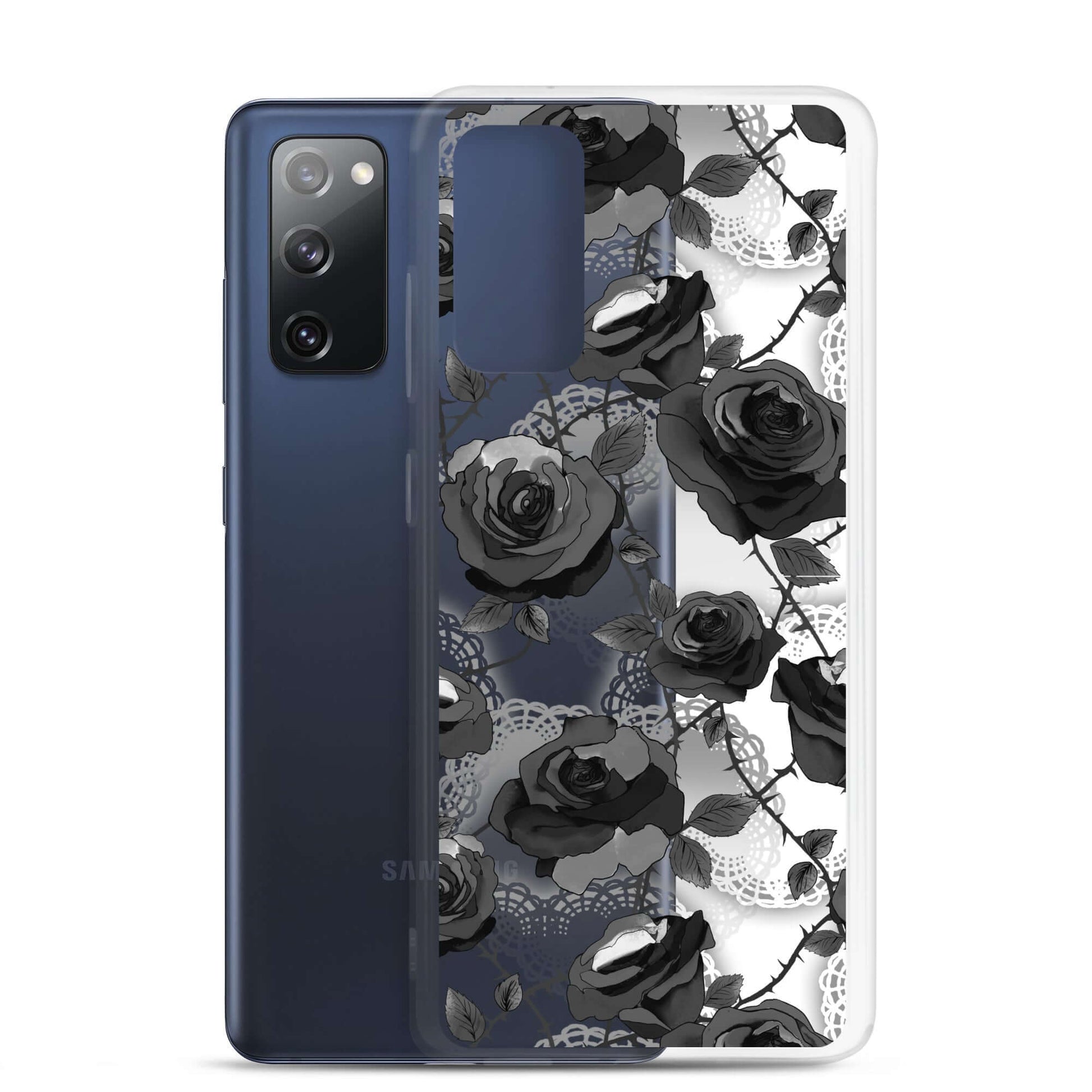 Stylish Enchanted Rose Samsung® Clear Case (Transparent) offers sleek protection from scratches and dirt. Perfect fit!
