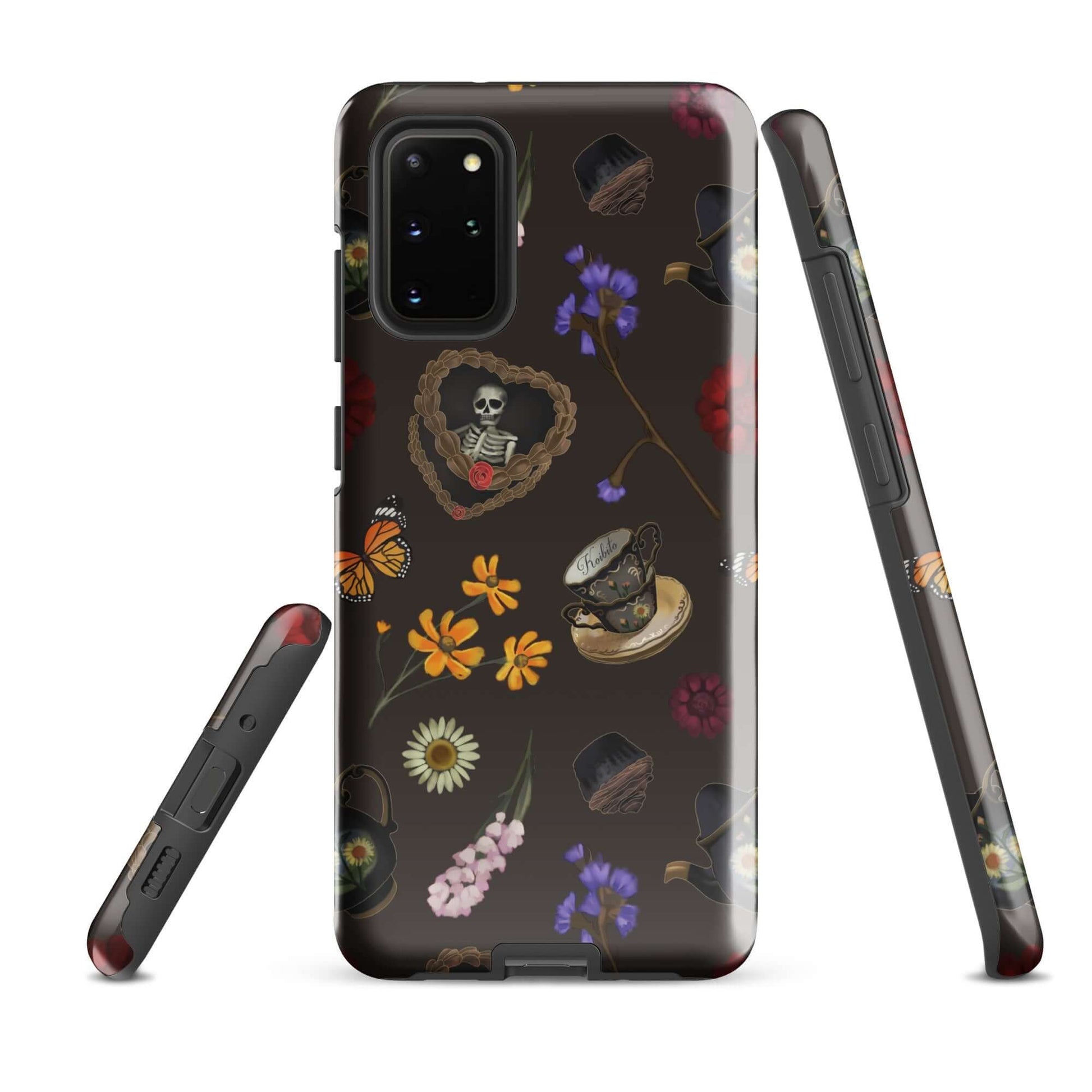 Gothic Tea Time Samsung® Tough Case features a stylish design that protects your phone with durability and flair.