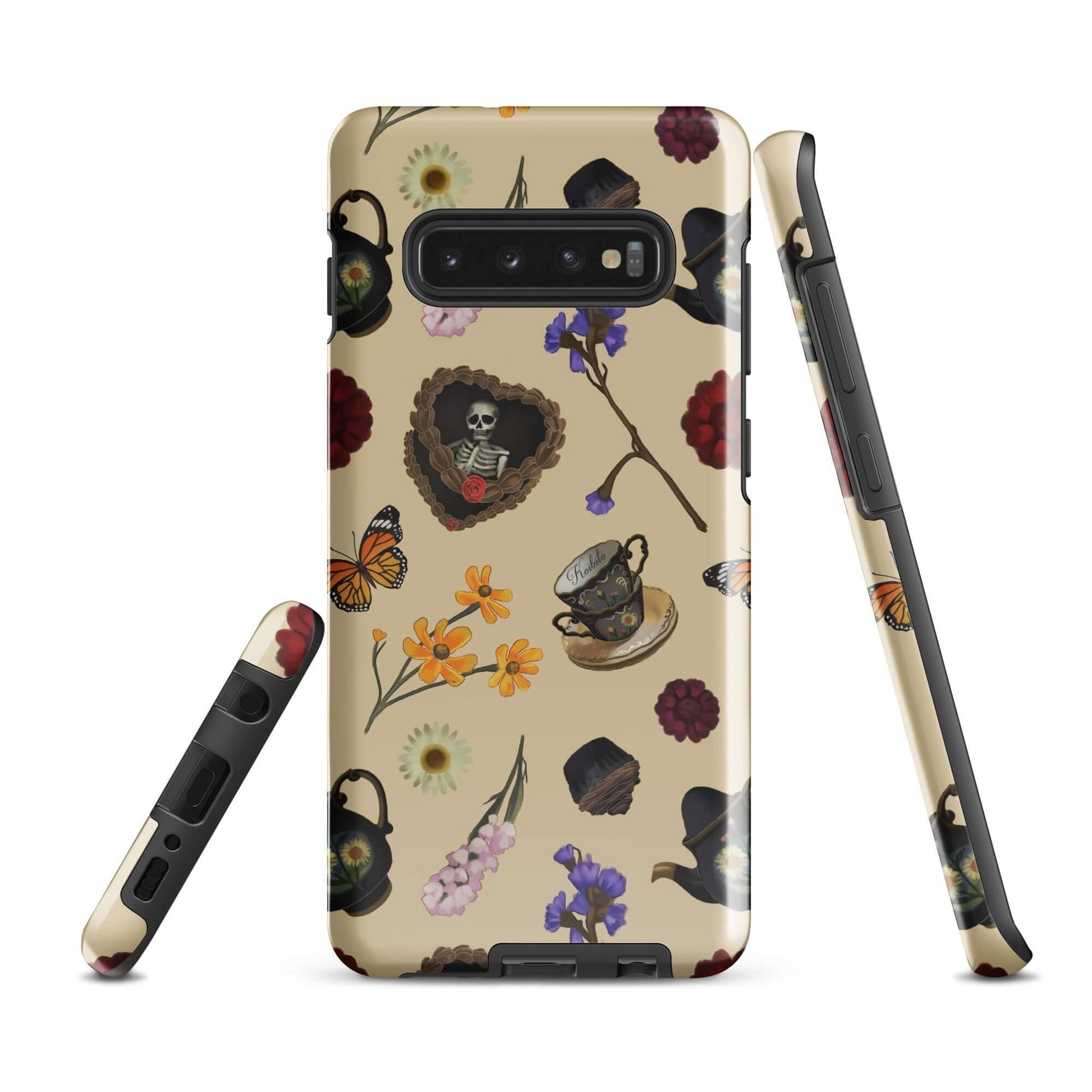 Gothic Tea Time Samsung® Tough Case features artistic design and dual-layer protection for your phone. Perfect blend of style!
