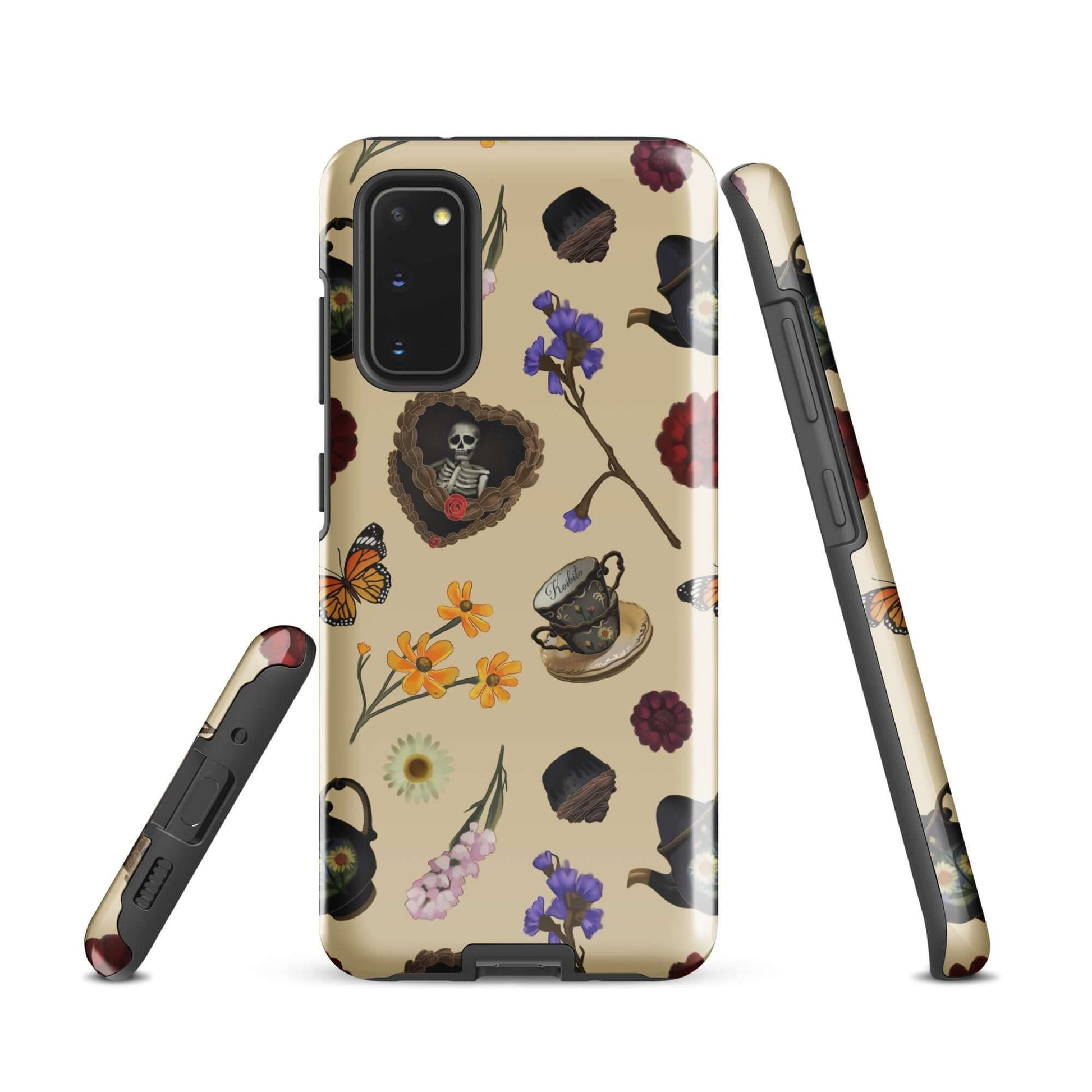 Stylishly protect your phone with the Gothic Tea Time Samsung® Tough Case, featuring unique art and durability.