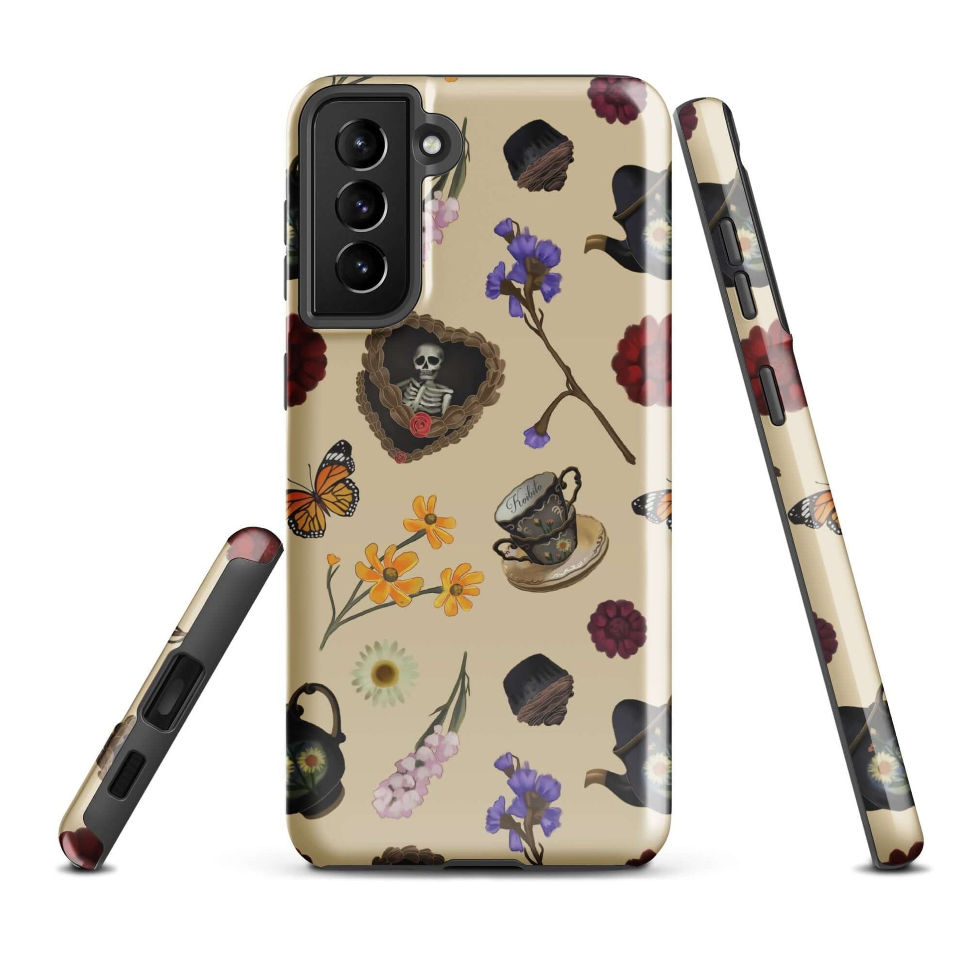Gothic Tea Time Samsung® Tough Case featuring artistic designs for stylish protection and durability. Perfect for your phone!